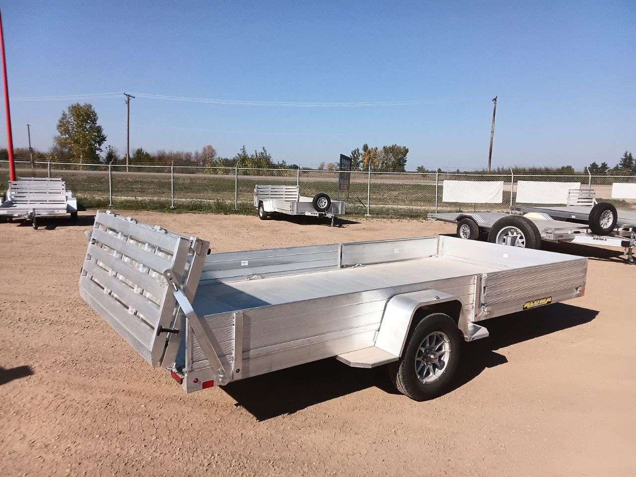 2026 Aluma 8115H 79.25" x 180" Utility Trailer