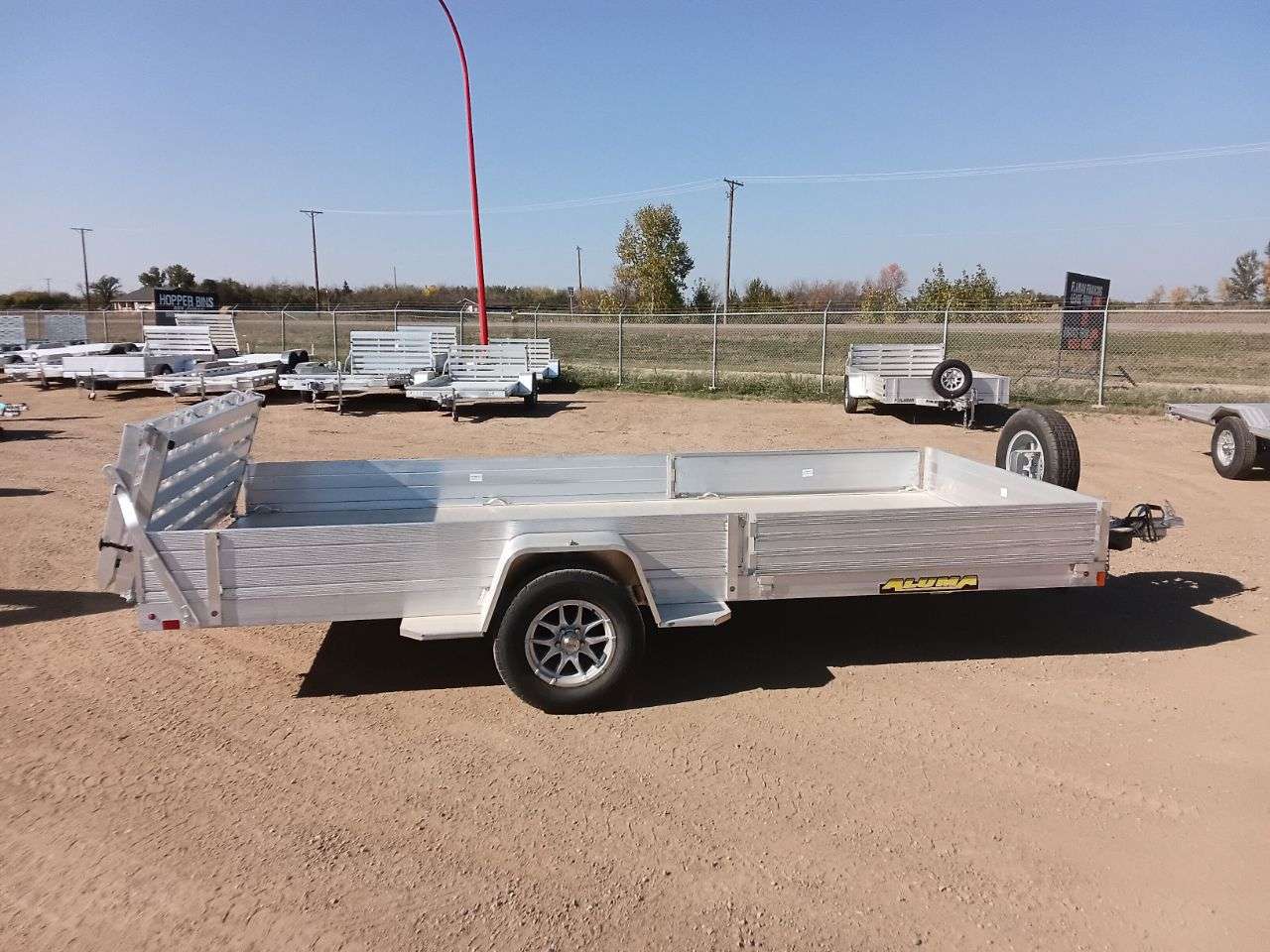 2026 Aluma 8115H 79.25" x 180" Utility Trailer