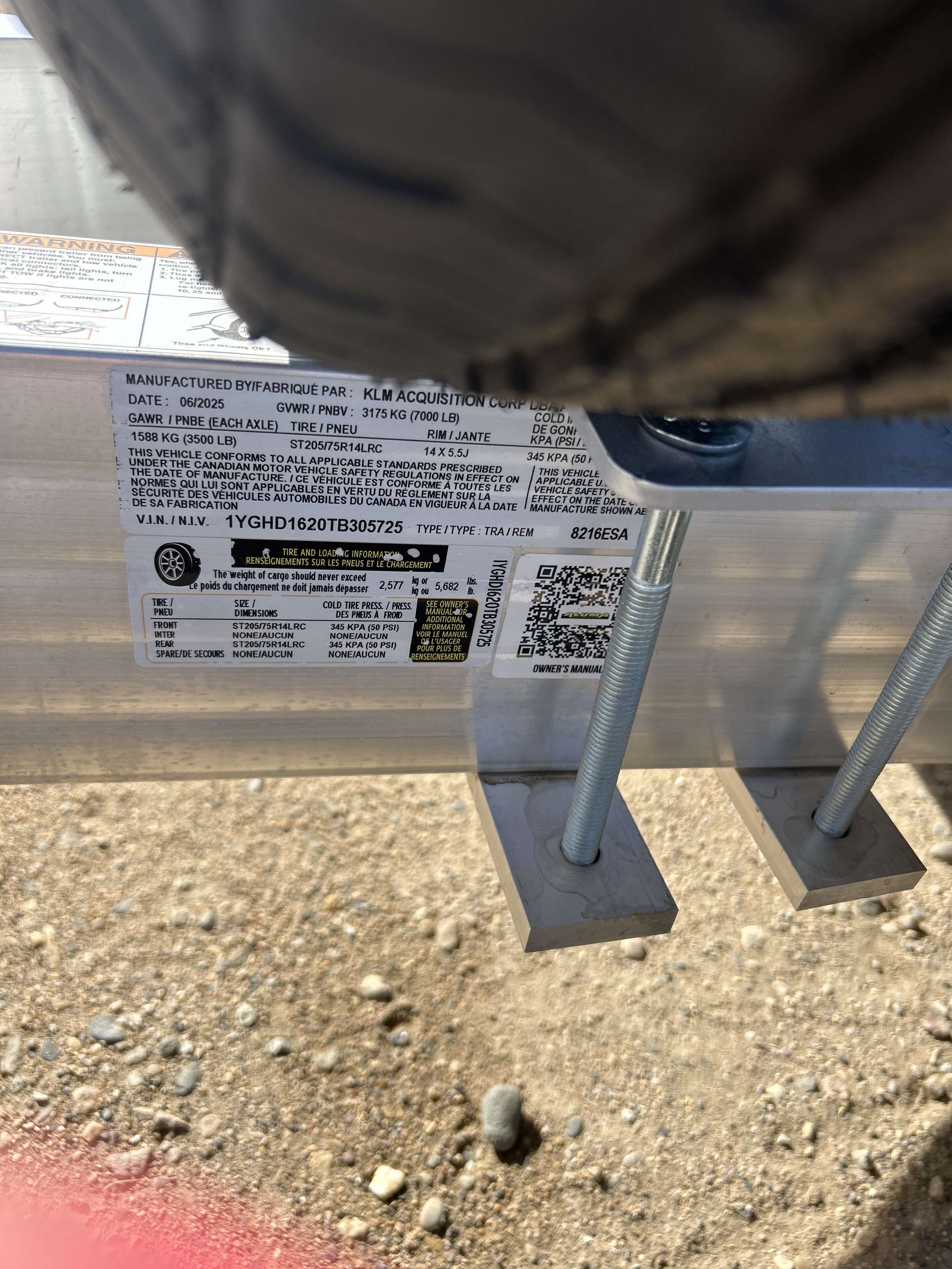 2026 Aluma 8216ESA 81" x 192" Utility Trailer