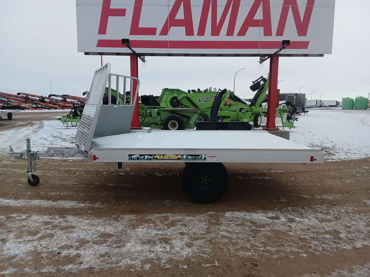 2026 Aluma 8610D 101.25" x 10' Toy Hauler Trailer