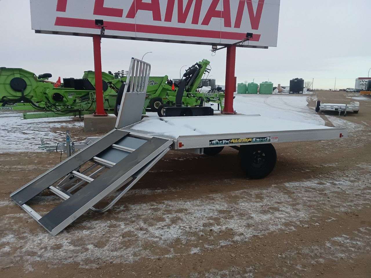 2026 Aluma 8610D 101.25" x 10' Toy Hauler Trailer