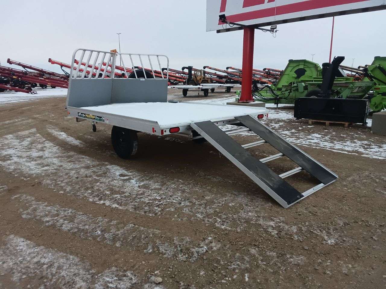 2026 Aluma 8610D 101.25" x 10' Toy Hauler Trailer