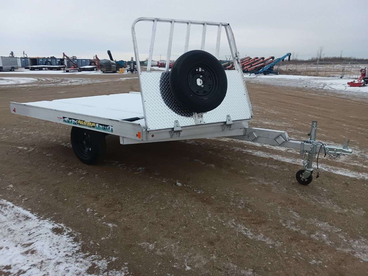 2026 Aluma 8610D 101.25" x 10' Toy Hauler Trailer