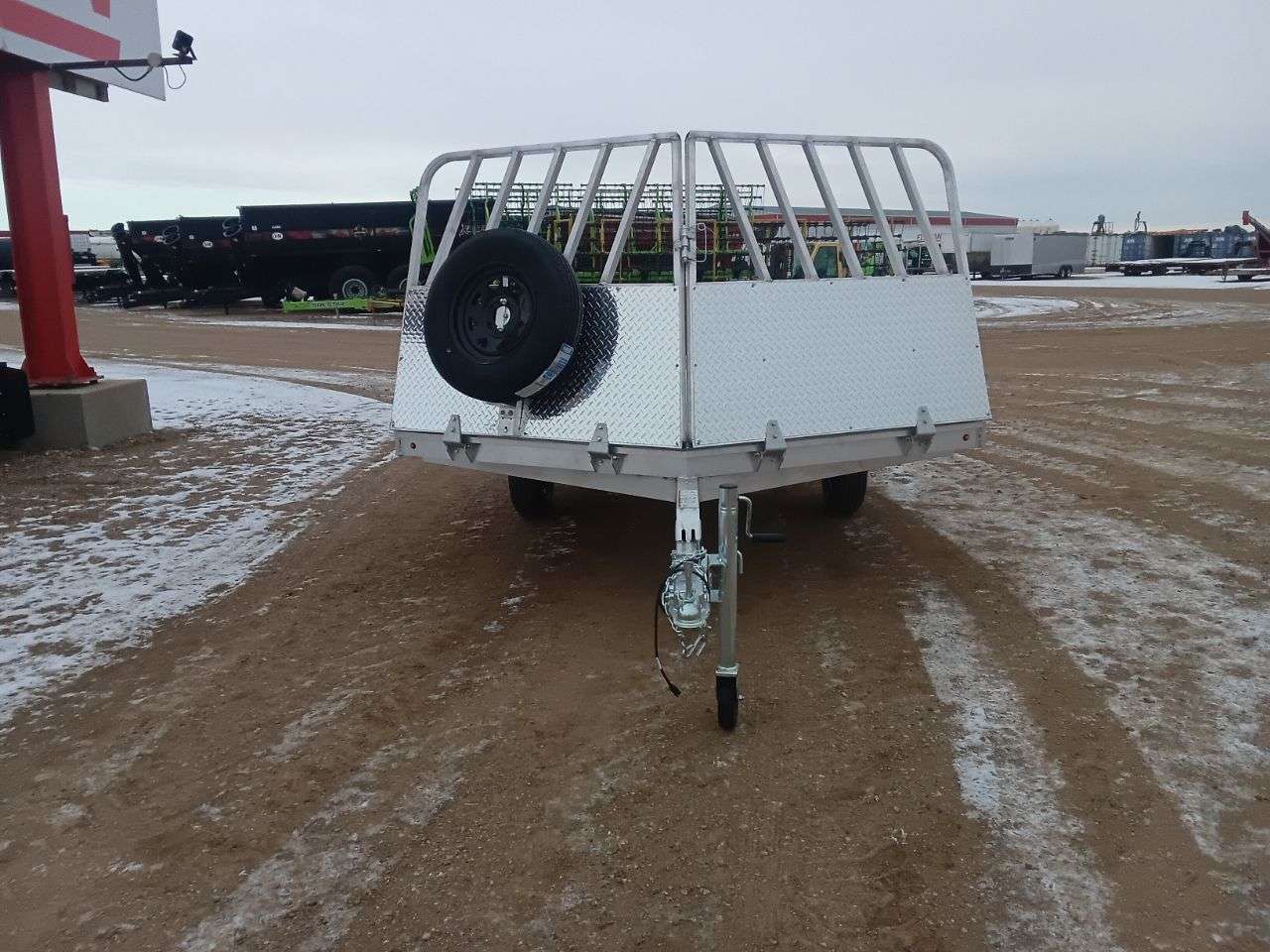 2026 Aluma 8610D 101.25" x 10' Toy Hauler Trailer