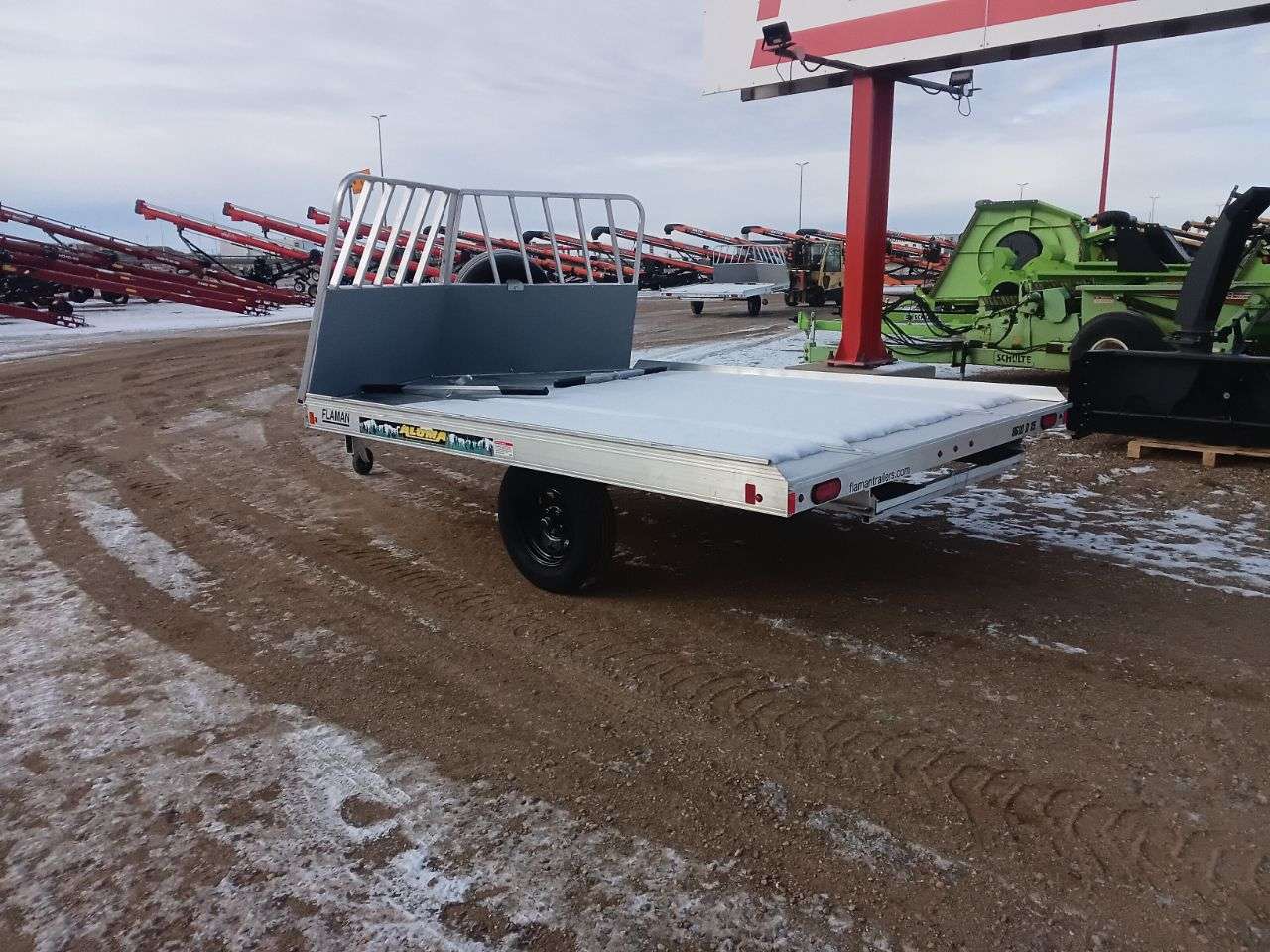 2026 Aluma 8610D 101.25" x 10' Toy Hauler Trailer