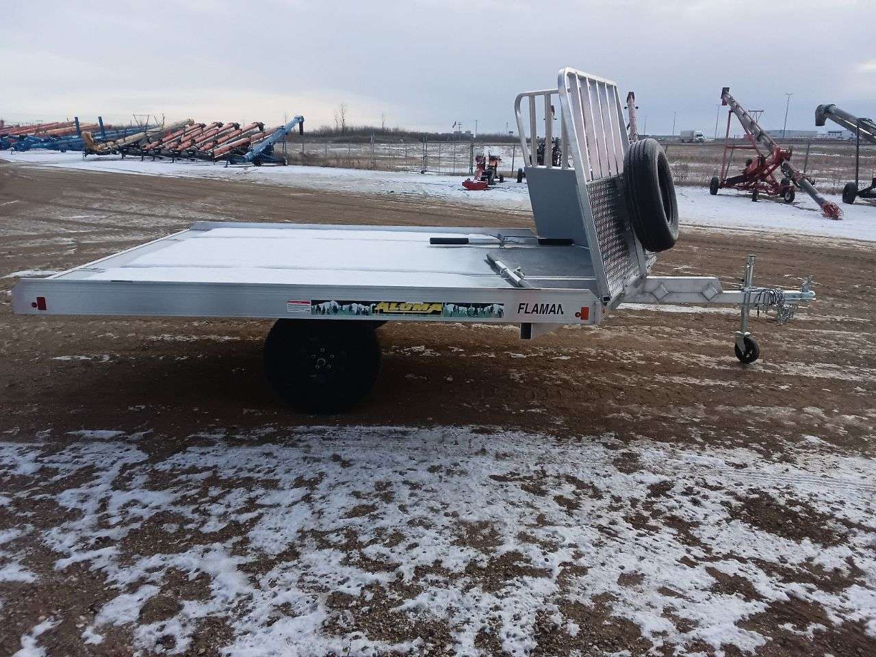 2026 Aluma 8610D 101.25" x 10' Toy Hauler Trailer