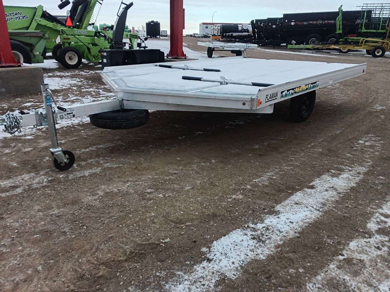 2026 Aluma 8612D 101.25" x 12' Toy Hauler Trailer