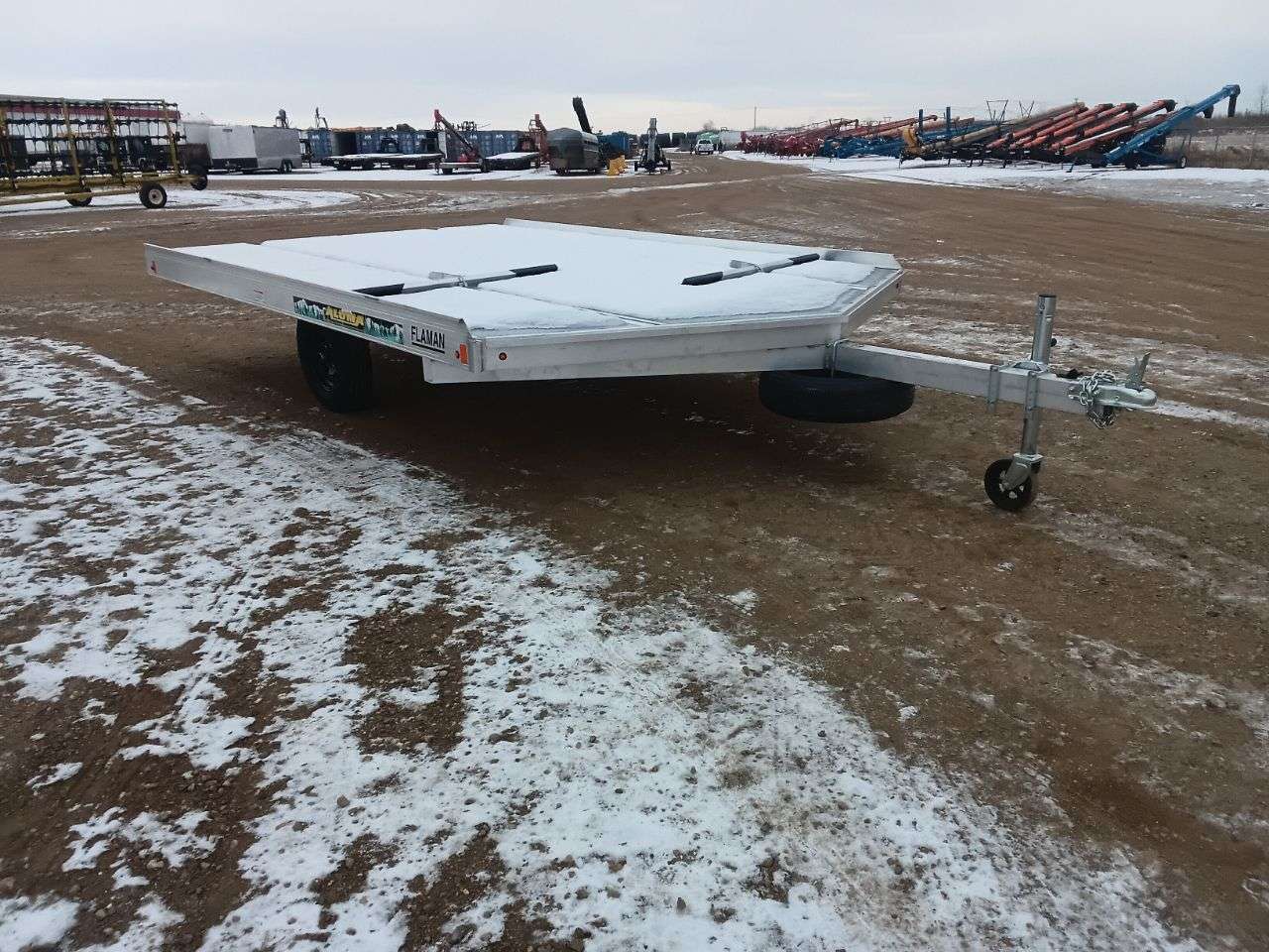 2026 Aluma 8612D 101.25" x 12' Toy Hauler Trailer