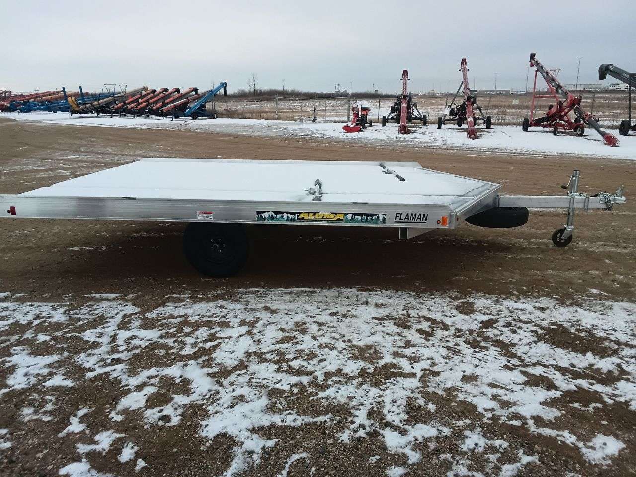 2026 Aluma 8612D 101.25" x 12' Toy Hauler Trailer