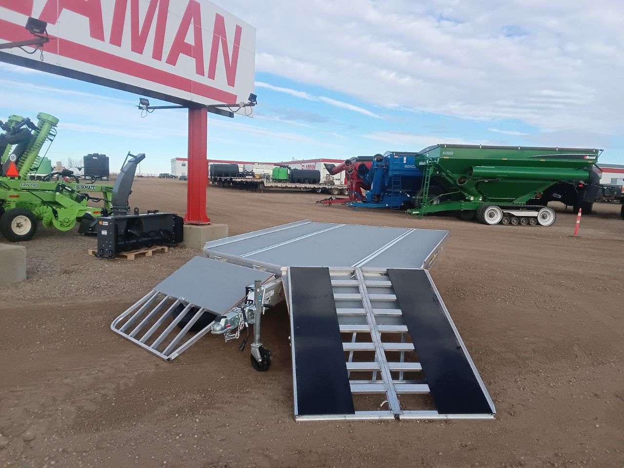 2026 Aluma 8612H 101.25" x 12' Toy Hauler Trailer