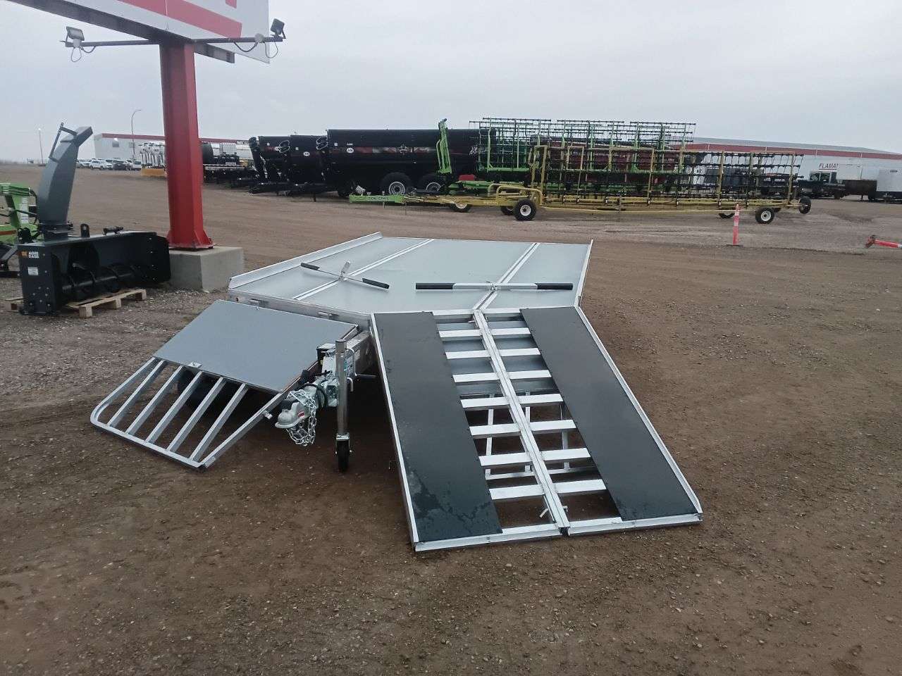 2026 Aluma 8612H 101.25" x 12' Toy Hauler Trailer