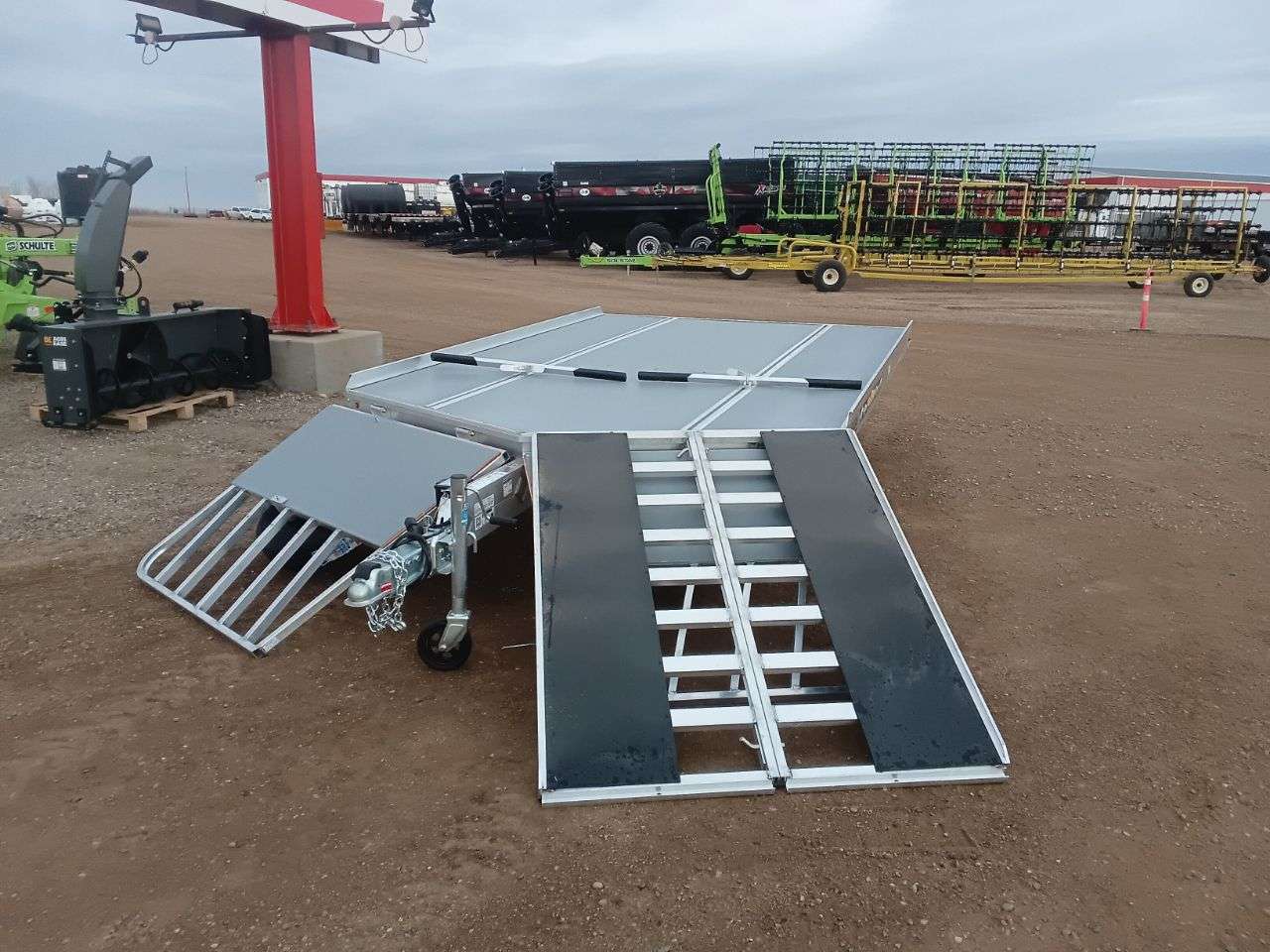 2026 Aluma 8612H 101.25" x 12' Toy Hauler Trailer