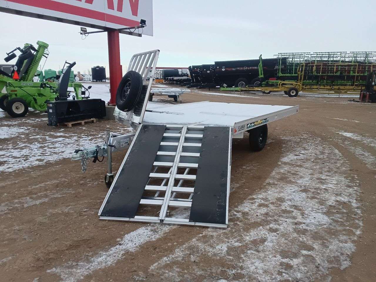 2026 Aluma 8612H 101.25" x 12' Toy Hauler Trailer