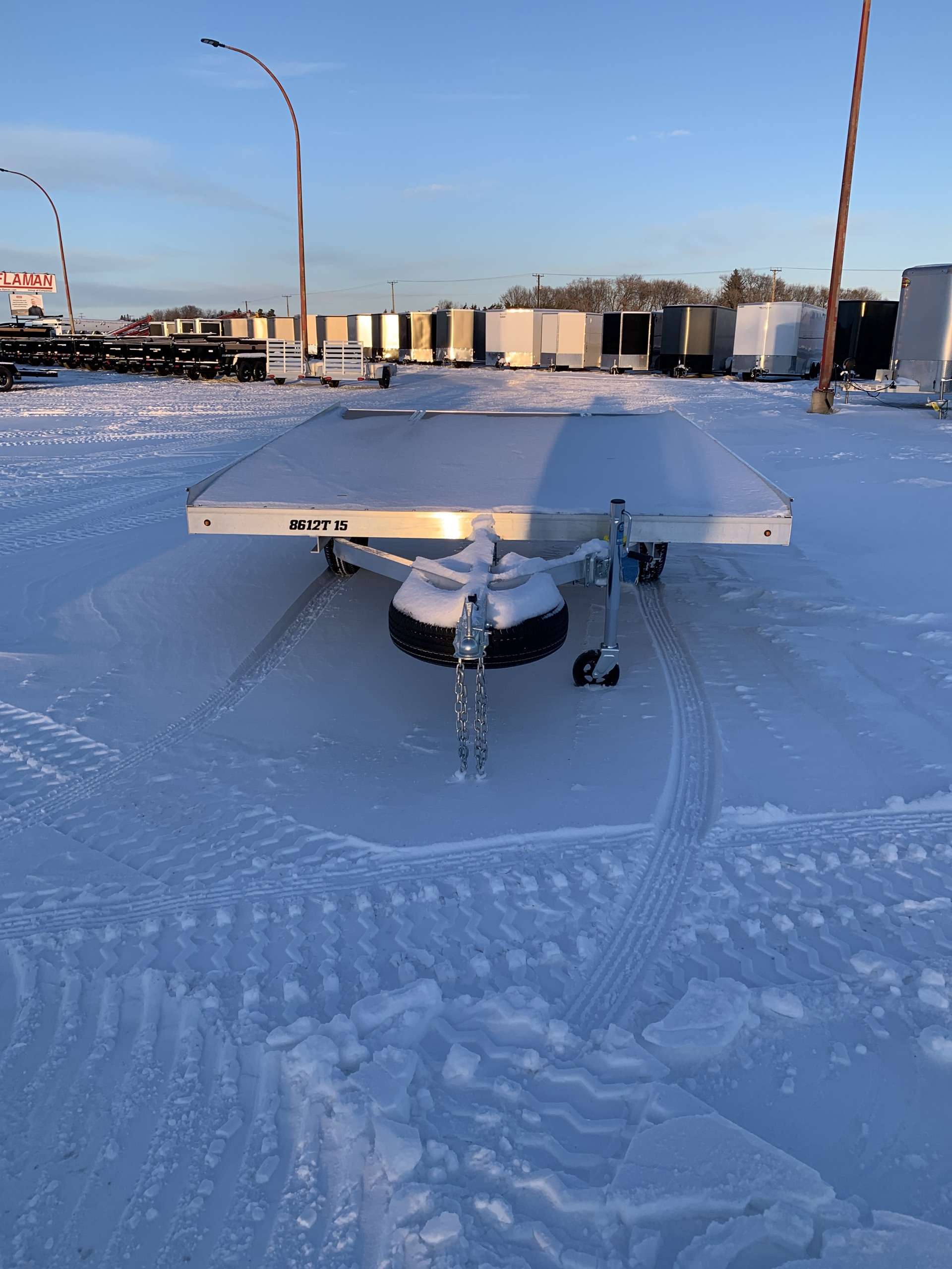 2026 Aluma 8612T 101.25" x 12' Tilt Toy Hauler Trailer