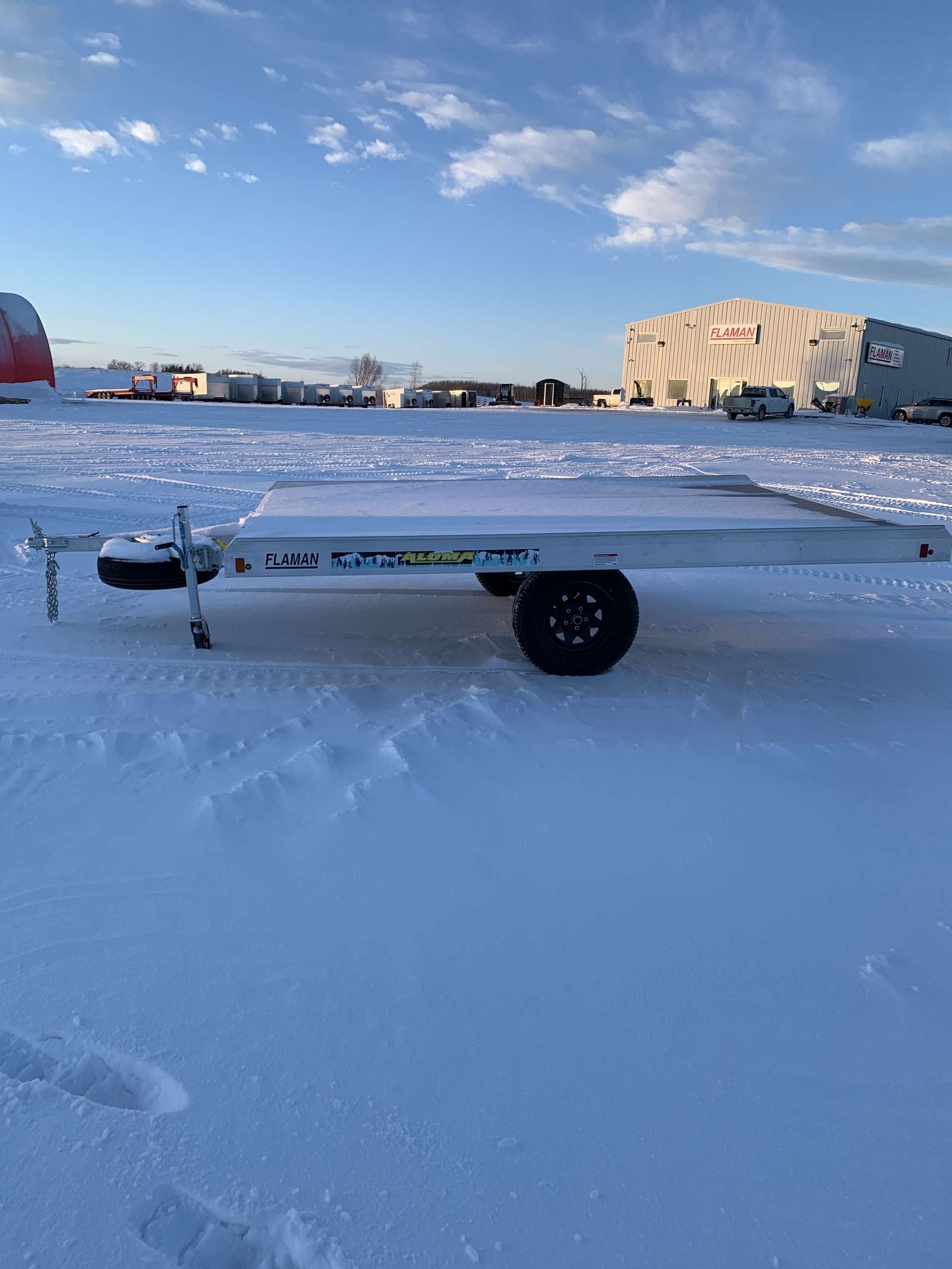 2026 Aluma 8612T 101.25" x 12' Tilt Toy Hauler Trailer