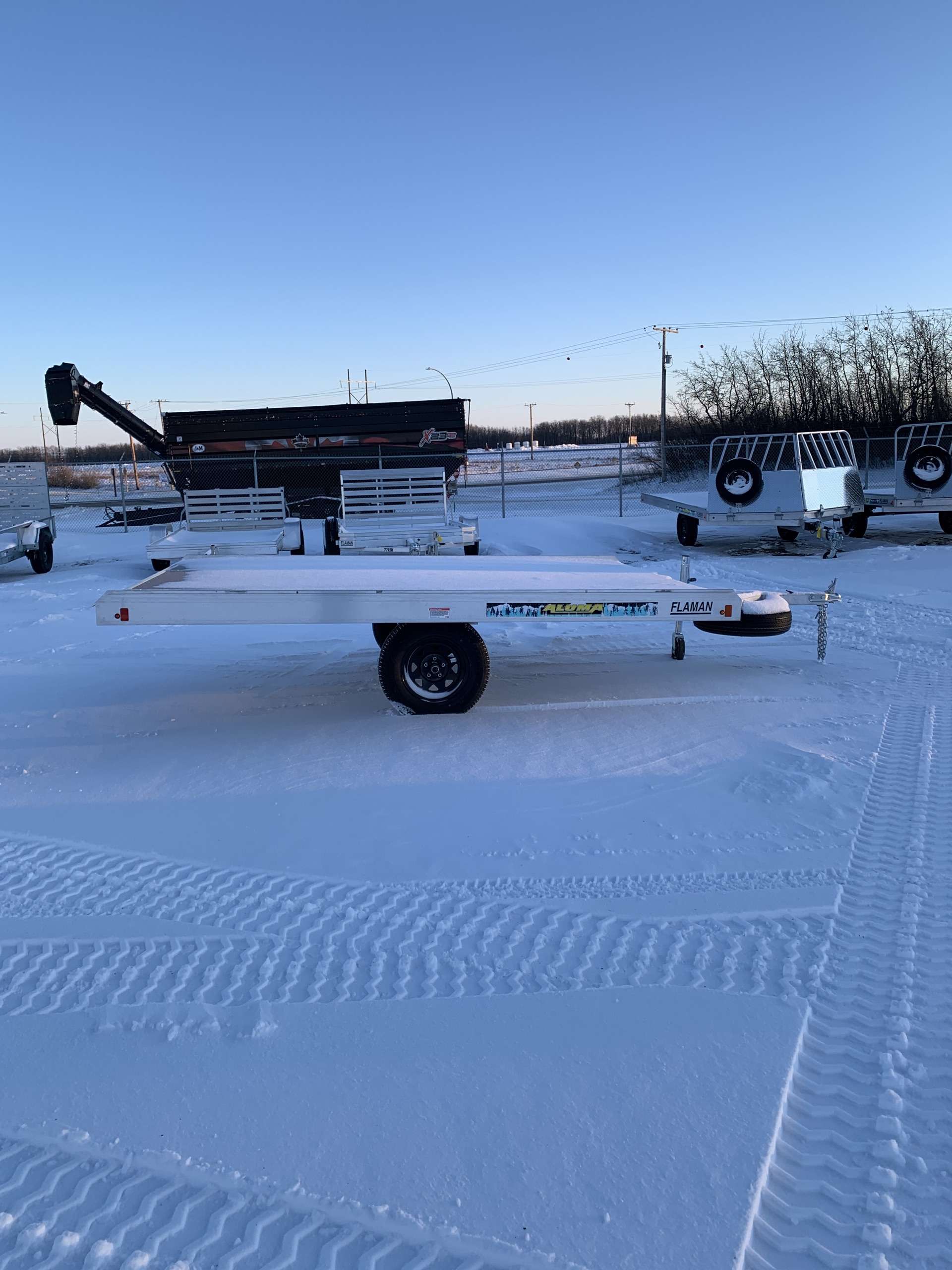 2026 Aluma 8612T 101.25" x 12' Tilt Toy Hauler Trailer