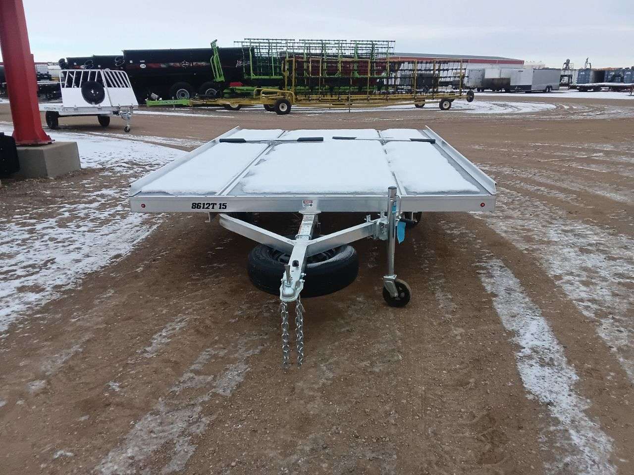 2026 Aluma 8612T 101.25" x 12' Tilt Toy Hauler Trailer