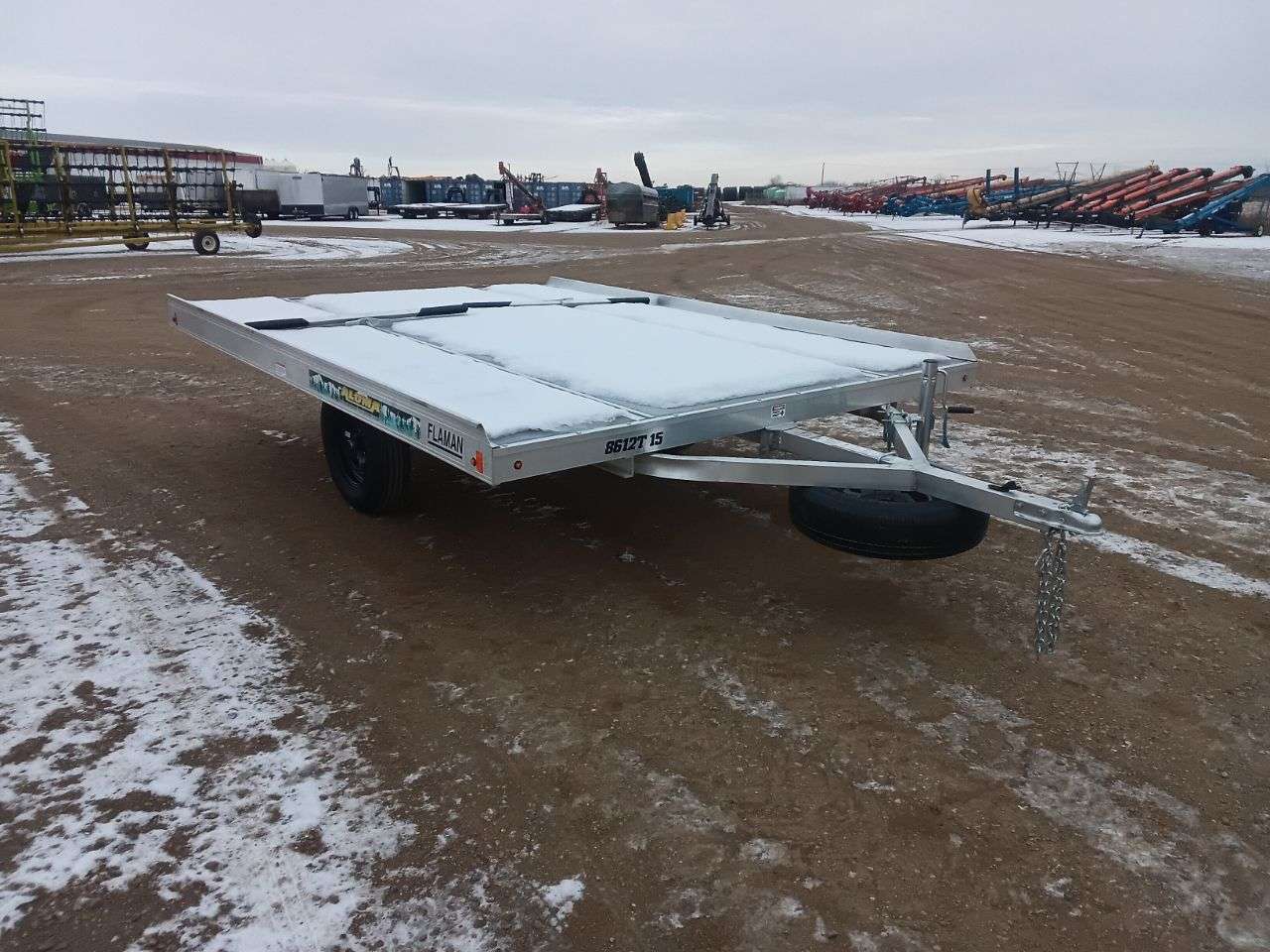 2026 Aluma 8612T 101.25" x 12' Tilt Toy Hauler Trailer