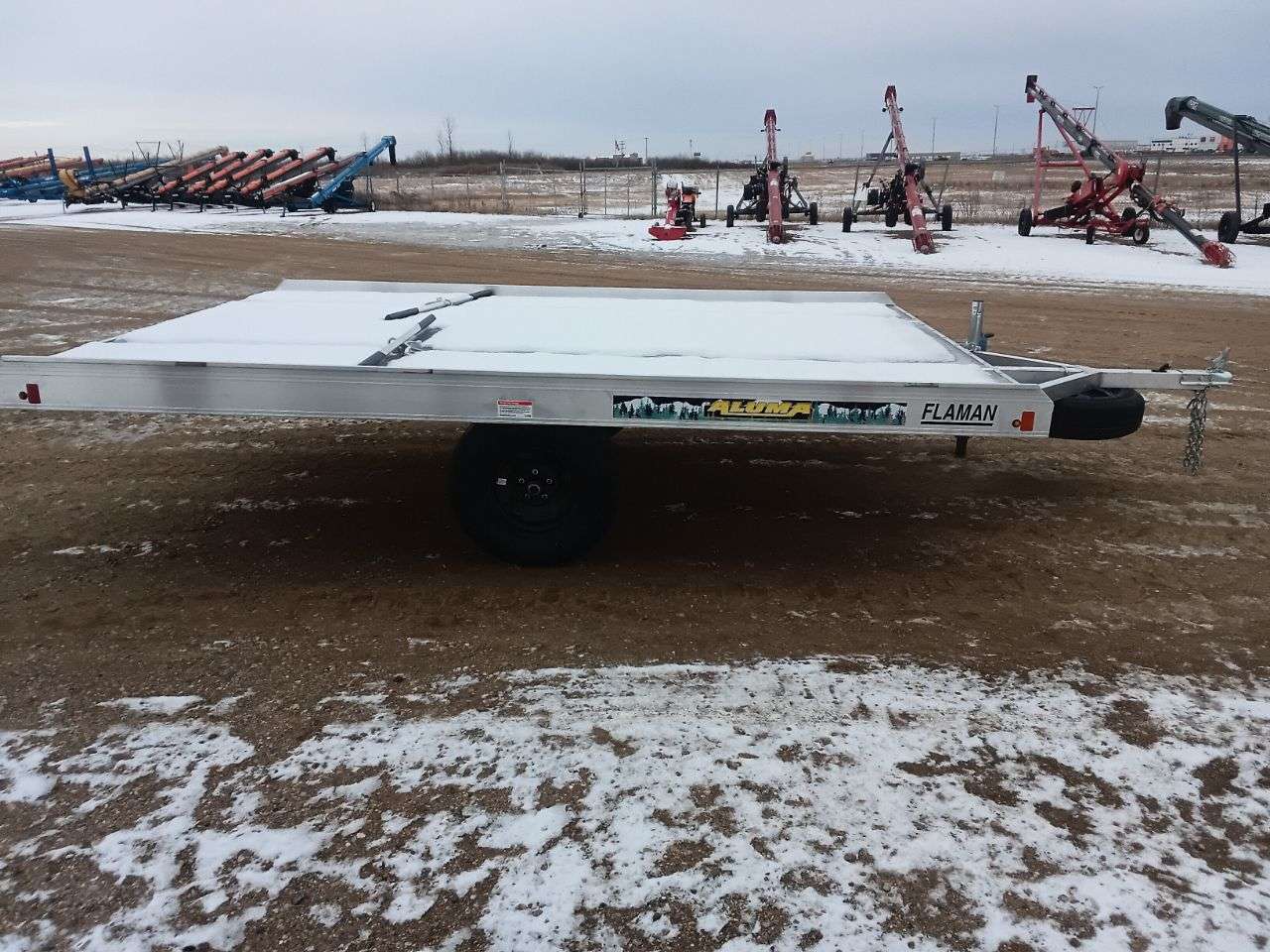 2026 Aluma 8612T 101.25" x 12' Tilt Toy Hauler Trailer