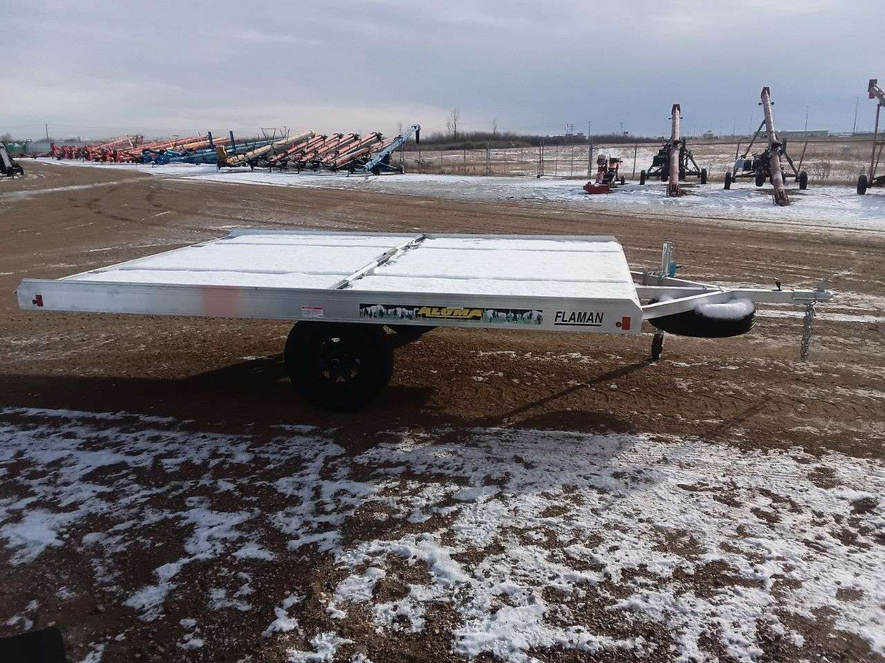 2026 Aluma 8612T 101.25" x 12' Tilt Toy Hauler Trailer
