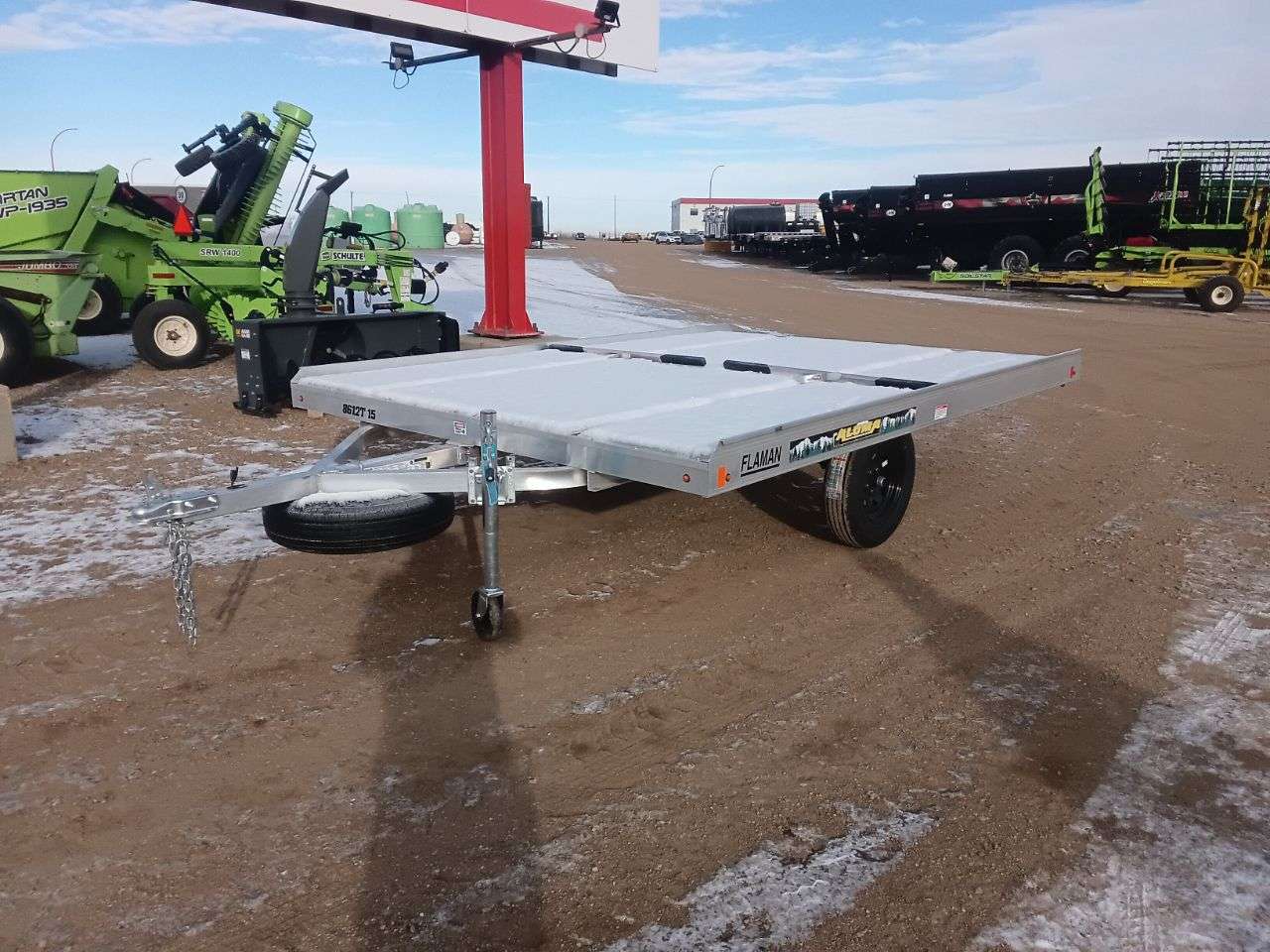 2026 Aluma 8612T 101.25" x 12' Tilt Toy Hauler Trailer