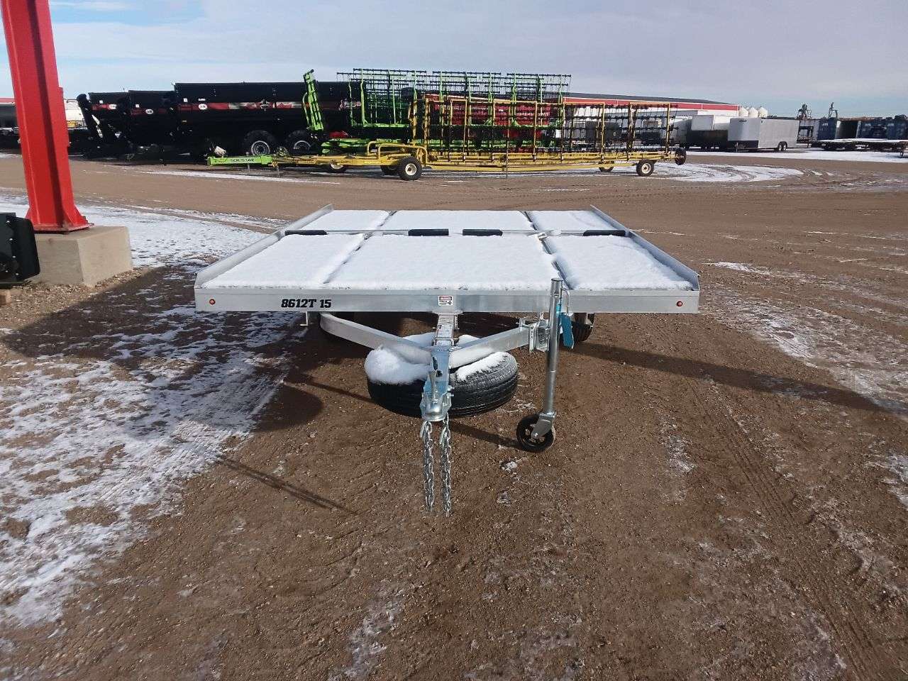 2026 Aluma 8612T 101.25" x 12' Tilt Toy Hauler Trailer