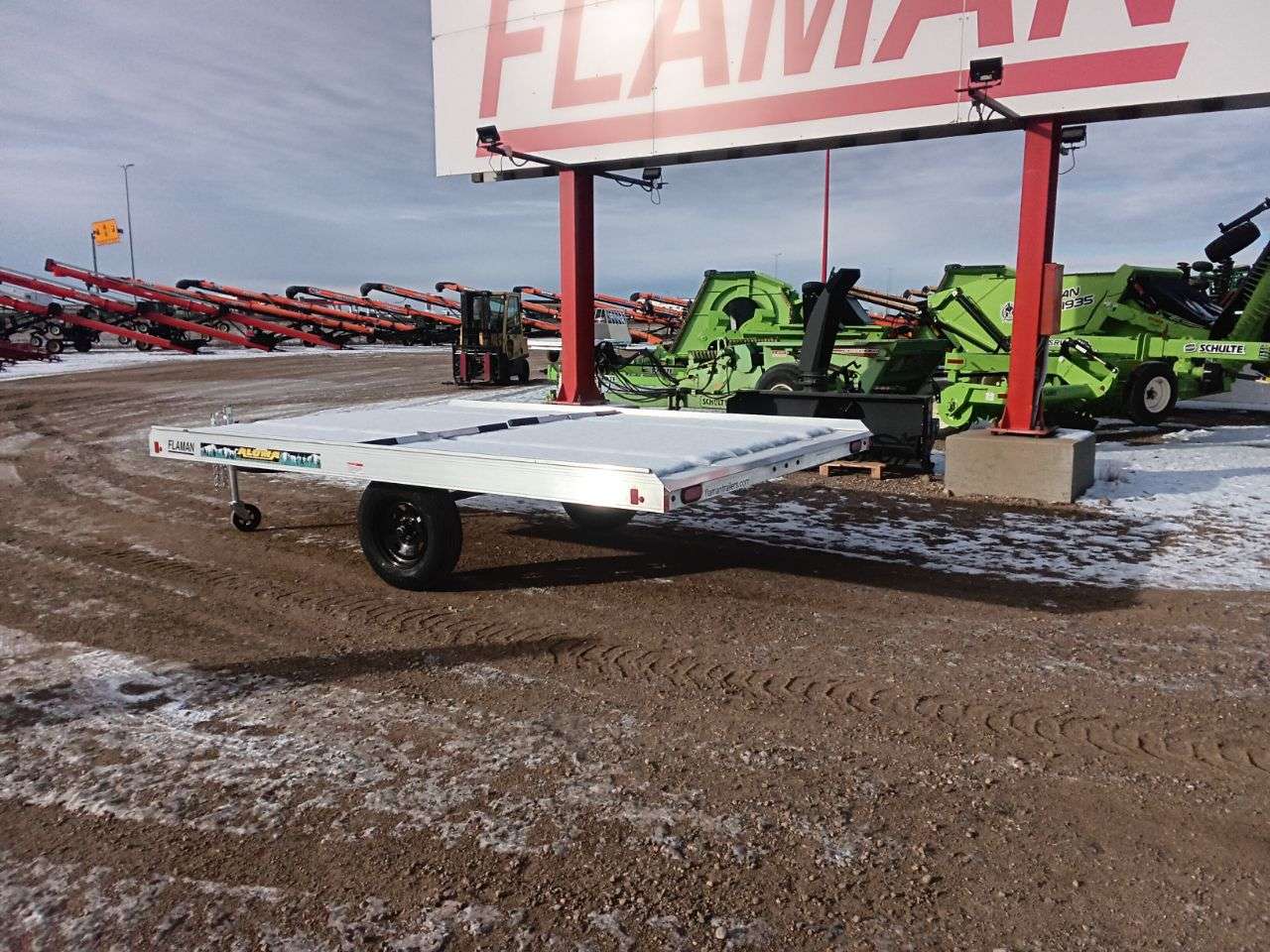 2026 Aluma 8612T 101.25" x 12' Tilt Toy Hauler Trailer