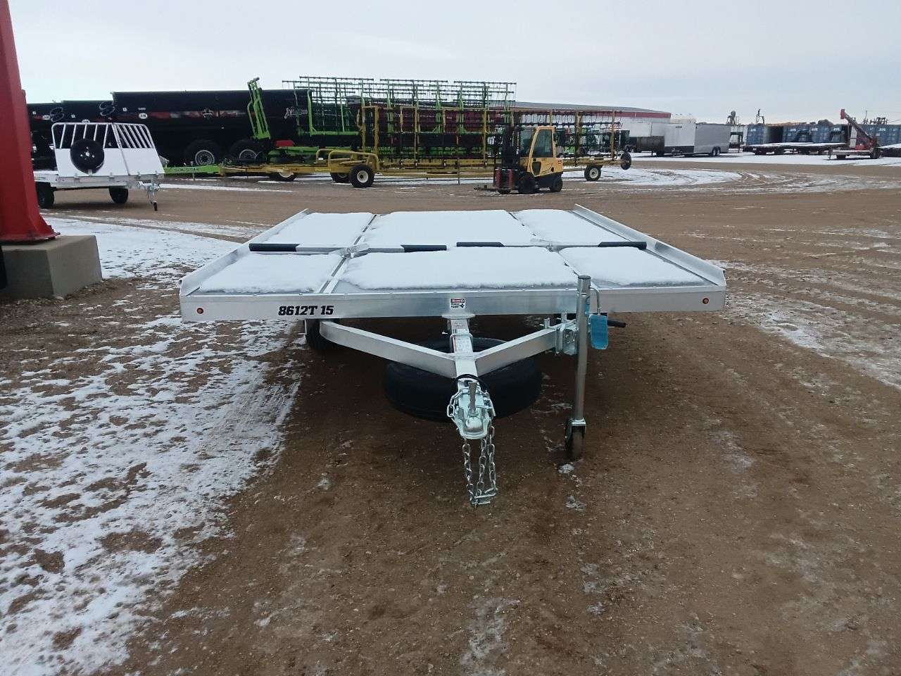 2026 Aluma 8612T 101.25" x 12' Tilt Toy Hauler Trailer