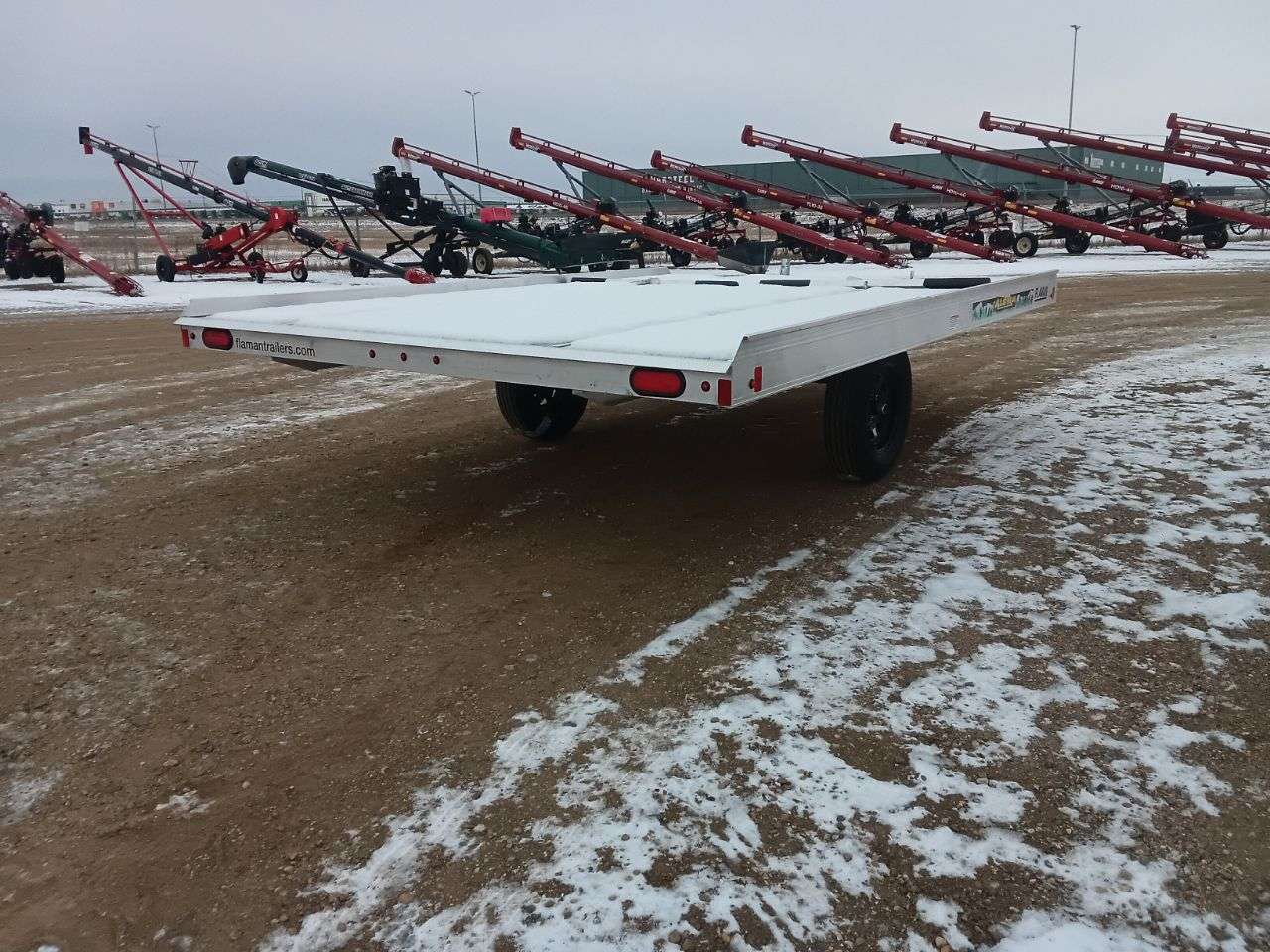 2026 Aluma 8612T 101.25" x 12' Tilt Toy Hauler Trailer