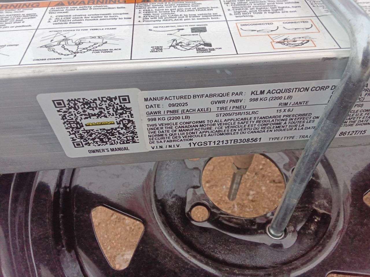 2026 Aluma 8612T 101.25" x 12' Tilt Toy Hauler Trailer