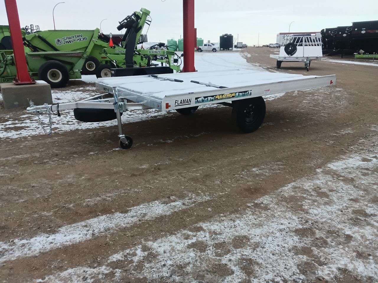 2026 Aluma 8612T 101.25" x 12' Tilt Toy Hauler Trailer