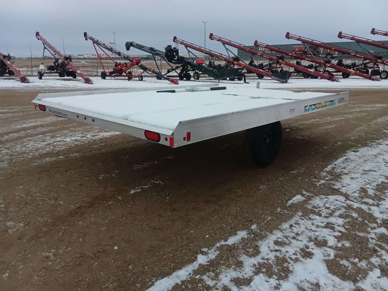 2026 Aluma 8612T 101.25" x 12' Tilt Toy Hauler Trailer