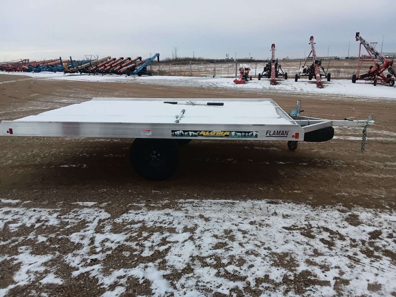 2026 Aluma 8612T 101.25" x 12' Tilt Toy Hauler Trailer