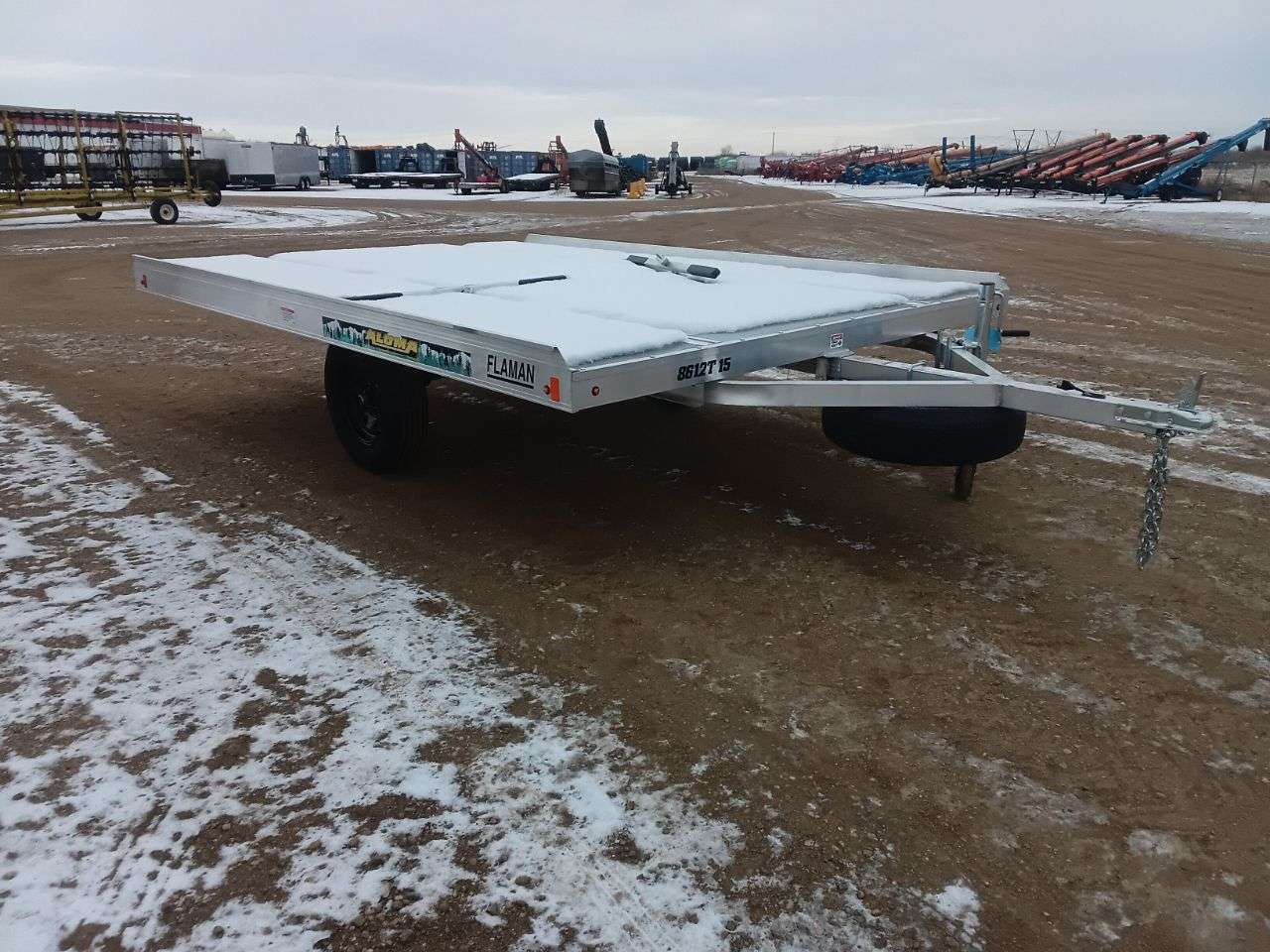 2026 Aluma 8612T 101.25" x 12' Tilt Toy Hauler Trailer