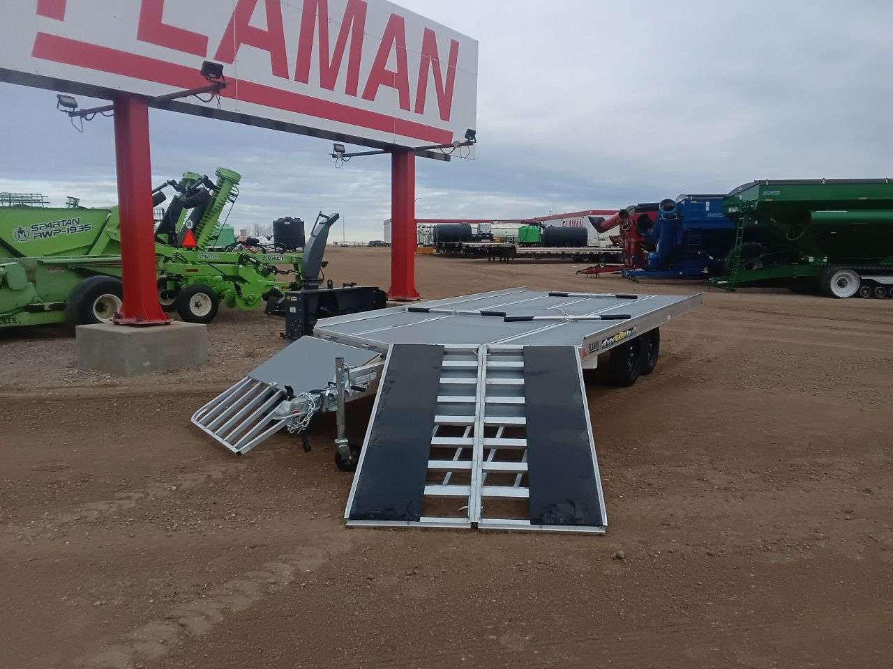 2026 Aluma 8616D 101.25" x 16' Toy Hauler Trailer