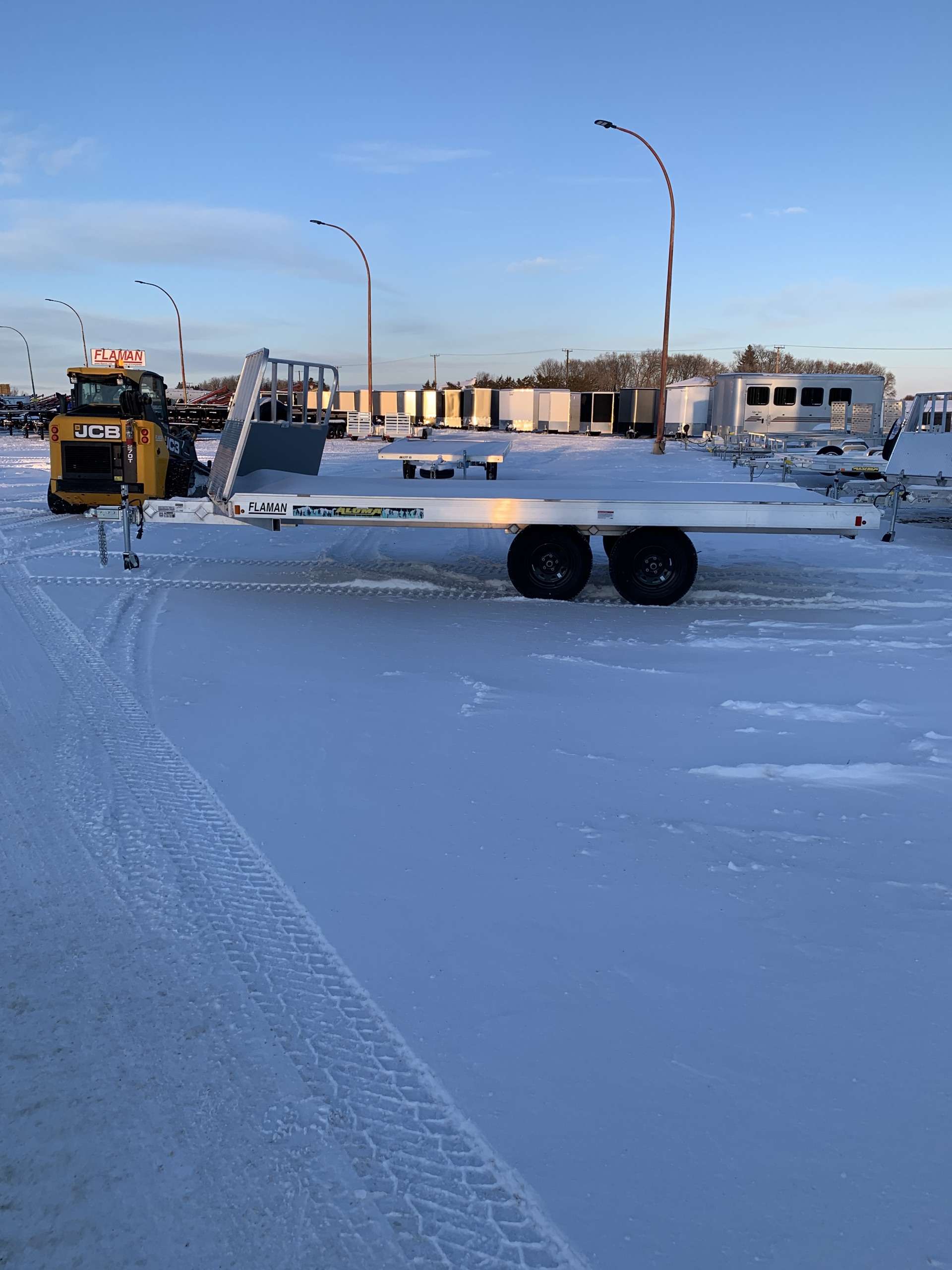 2026 Aluma 8616D 101.25" x 16' Toy Hauler Trailer