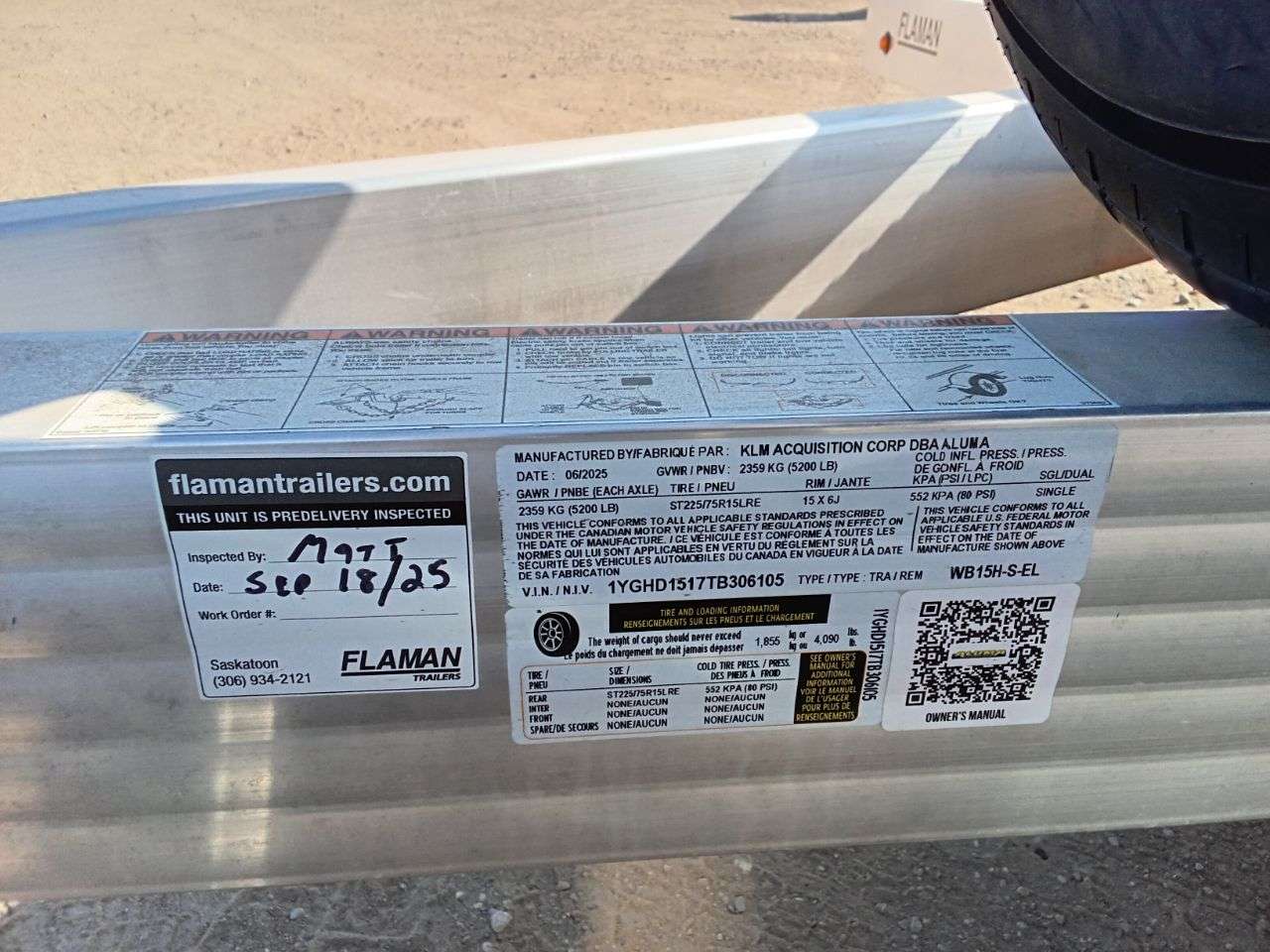 2026 Aluma WB15H 96.875" x 15' Wide Body Utility Trailer