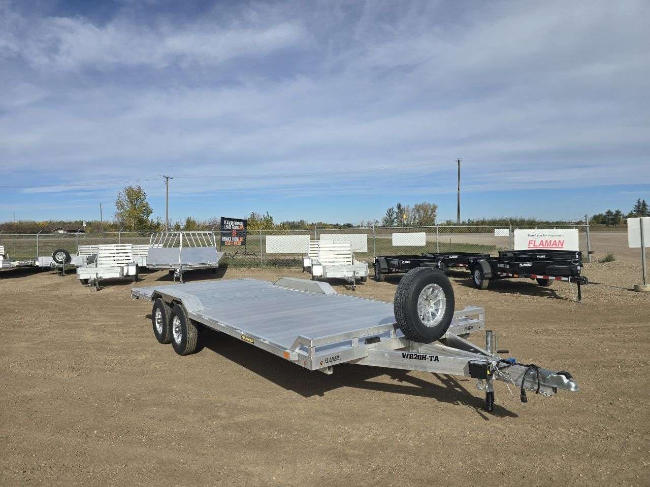 2026 Aluma WB20H 96.75" x 239" Wide Body Utility Trailer