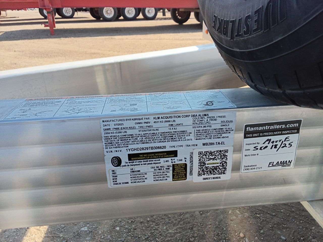 2026 Aluma WB28H 96.75" x 345" Wide Body Utility Trailer