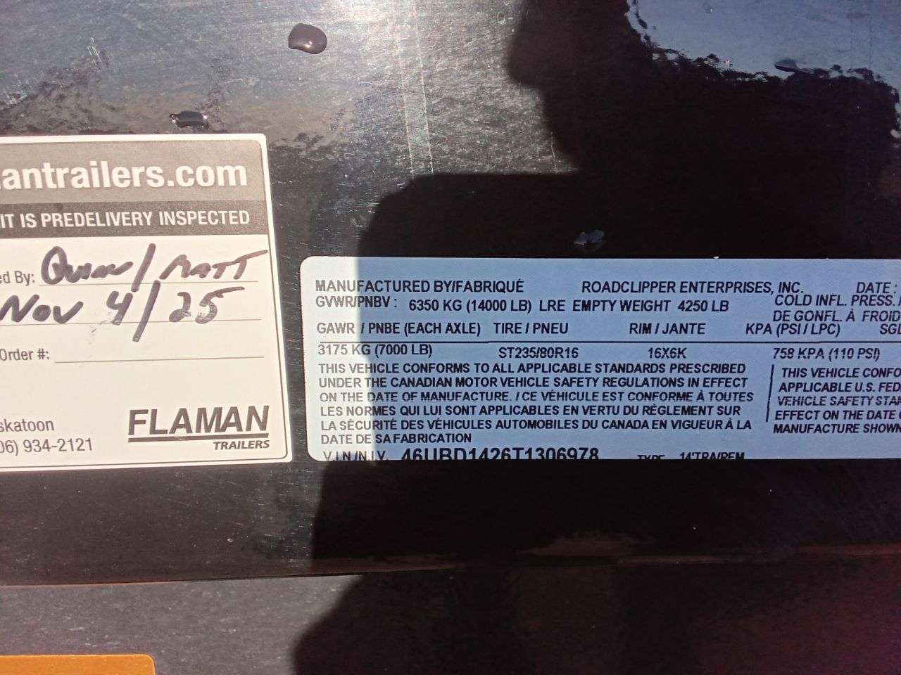 2026 Baseline HDU 82" x 14' Dump Trailer