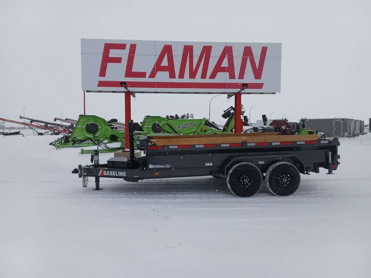 2026 Baseline HDU 82" x 14' Dump Trailer