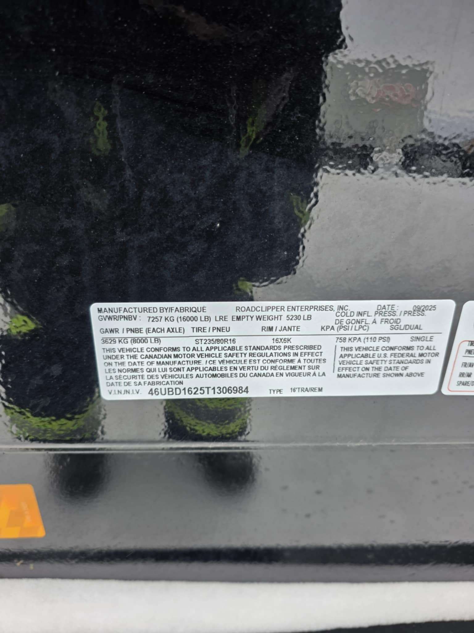 2026 Baseline HDU 82" x 16' Dump Trailer