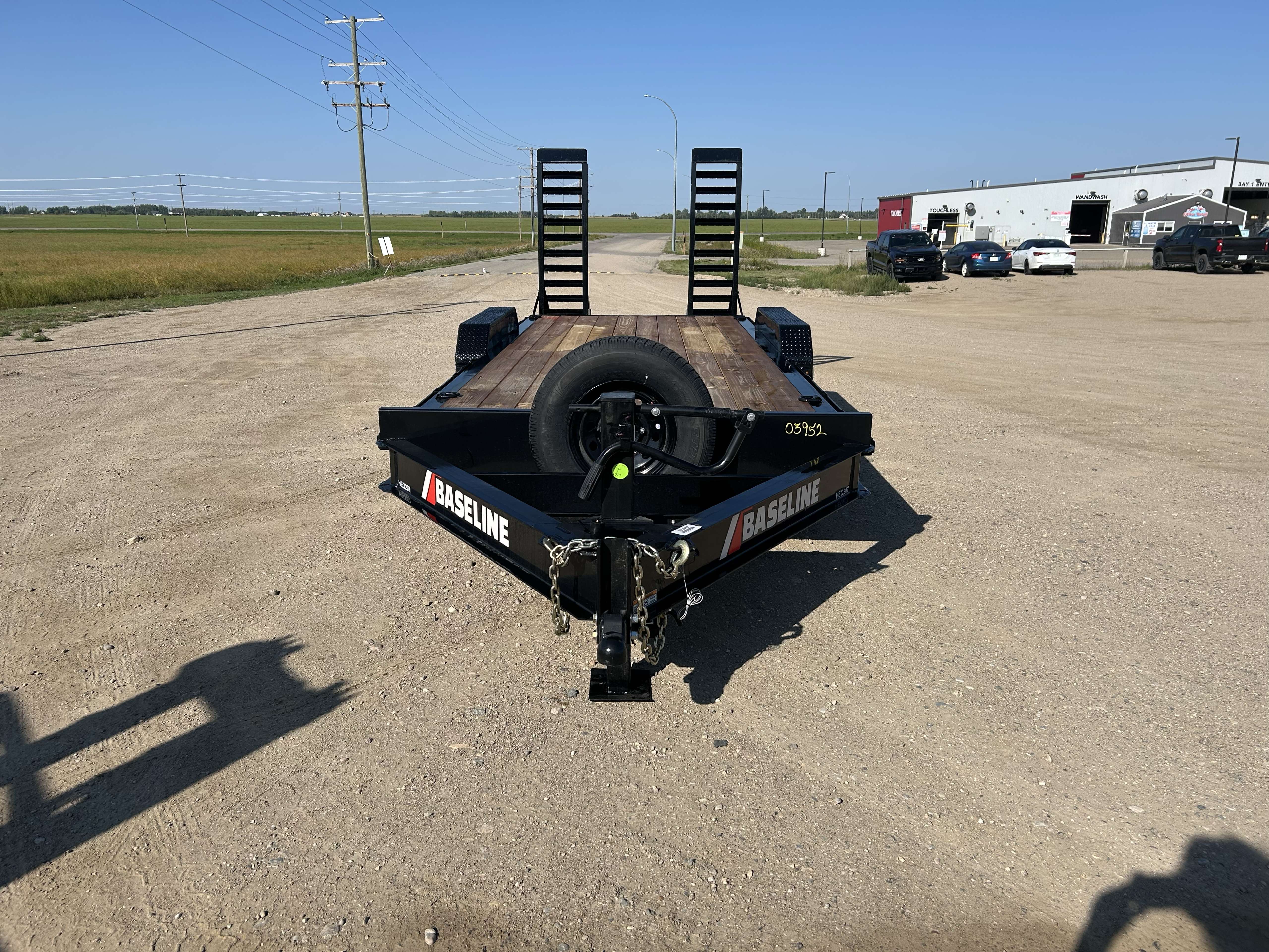 2026 Baseline HEQ 8'6" x 20' Beavertail Flat Deck Trailer