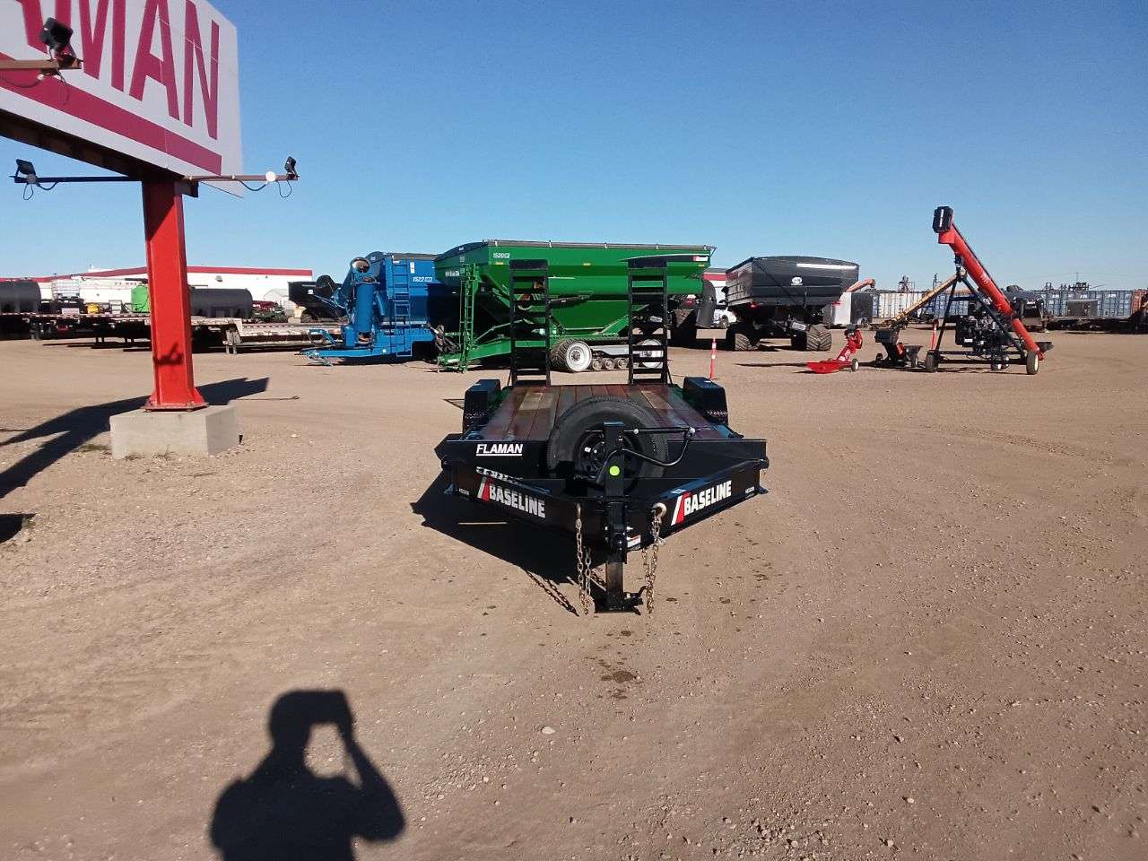 2026 Baseline HEQ 8'6" x 20' Beavertail Flat Deck Trailer