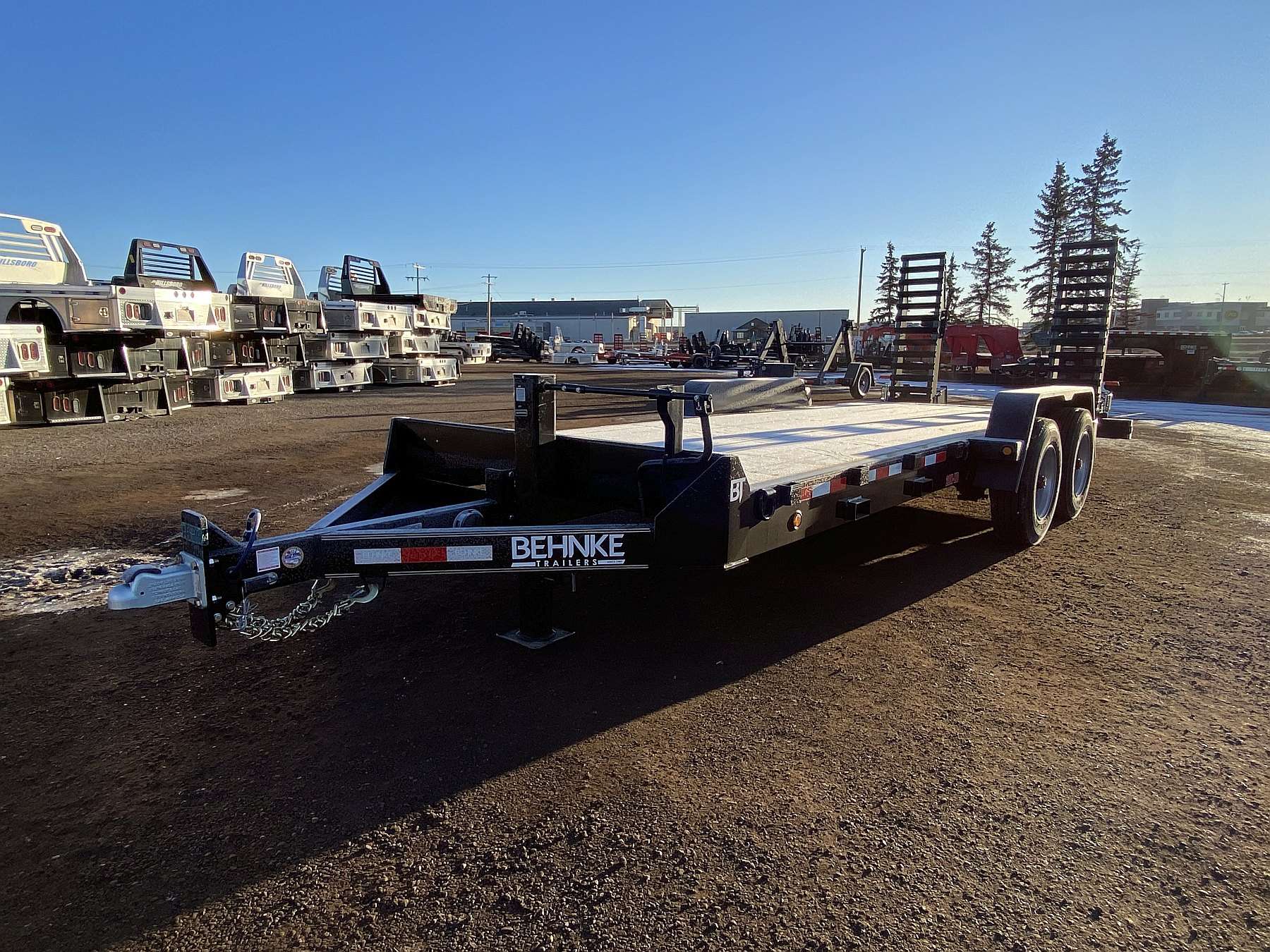 2026 Behnke 20' Structural Channel Equipment Trailer