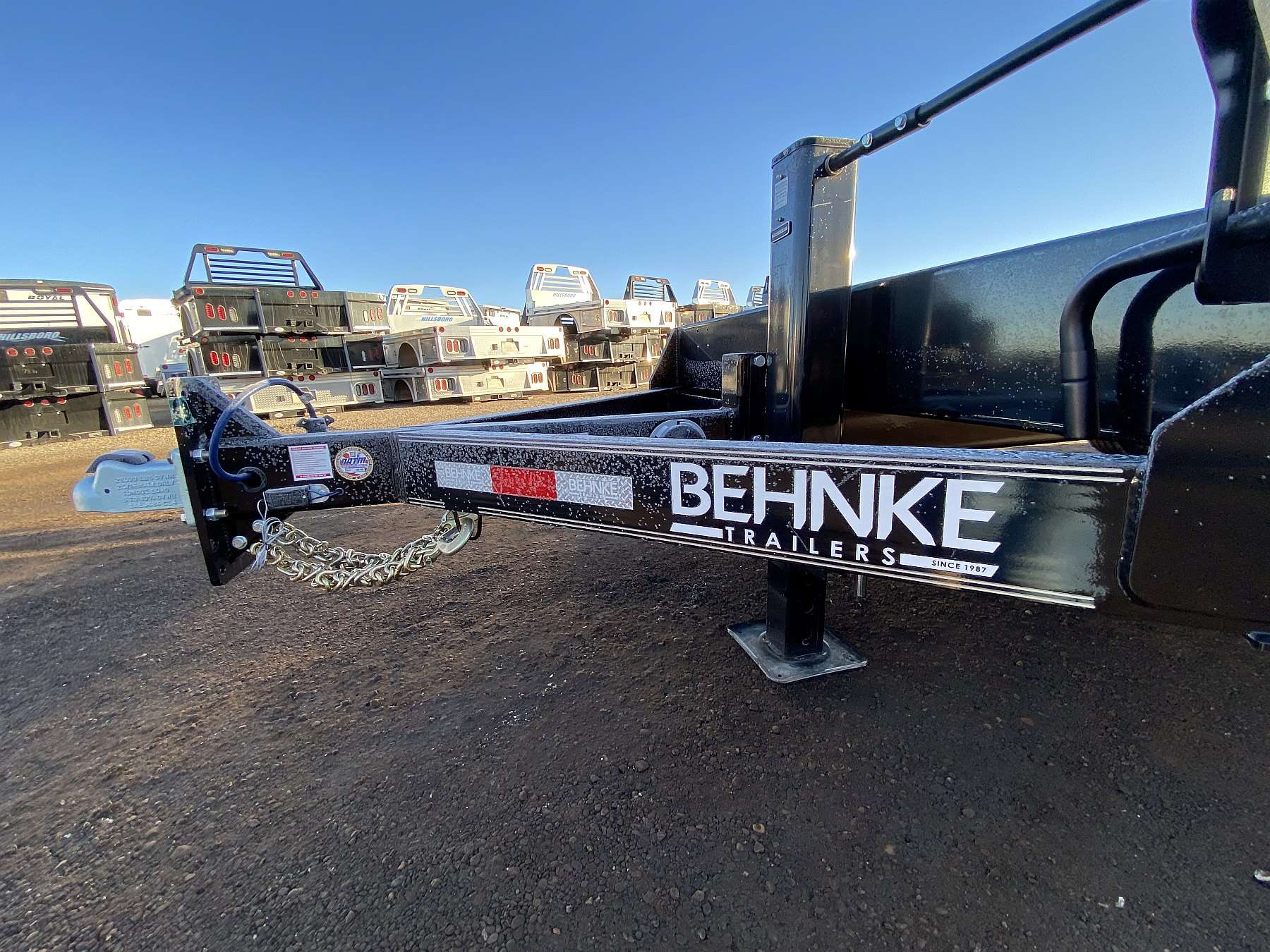 2026 Behnke 20' Structural Channel Equipment Trailer