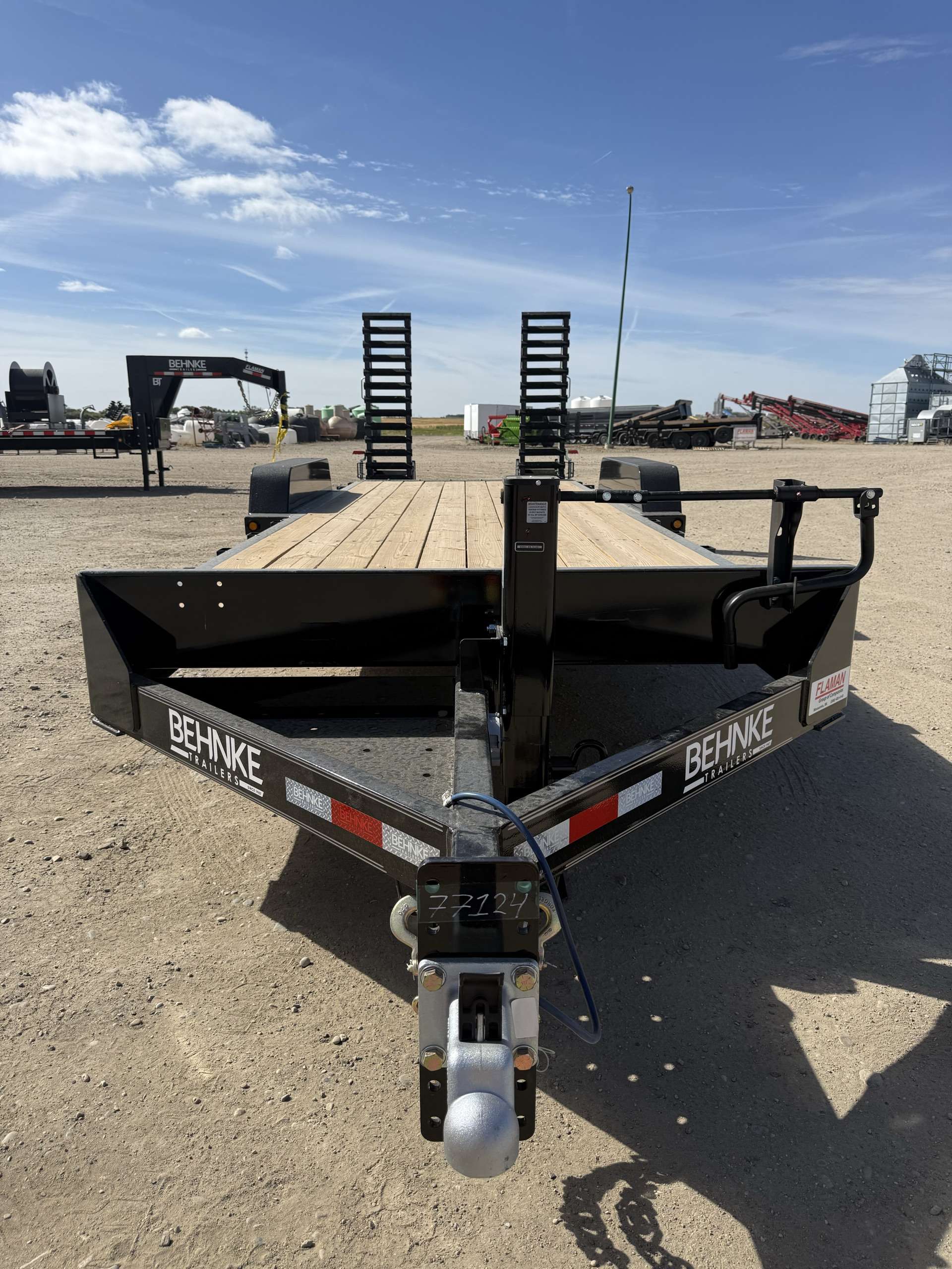 2026 Behnke 8'6" x 22' Beavertail Flat Deck Trailer