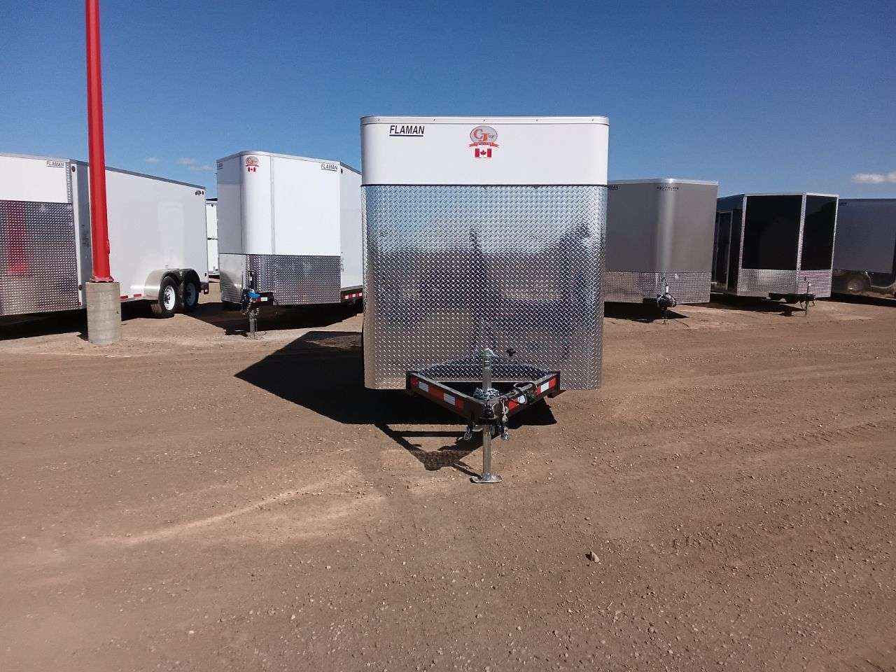 2026 CJay 6' x 12' Flat Front Cargo Trailer