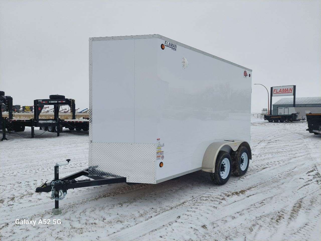 2026 CJay 6' x 12' + V-Nose Cargo Trailer