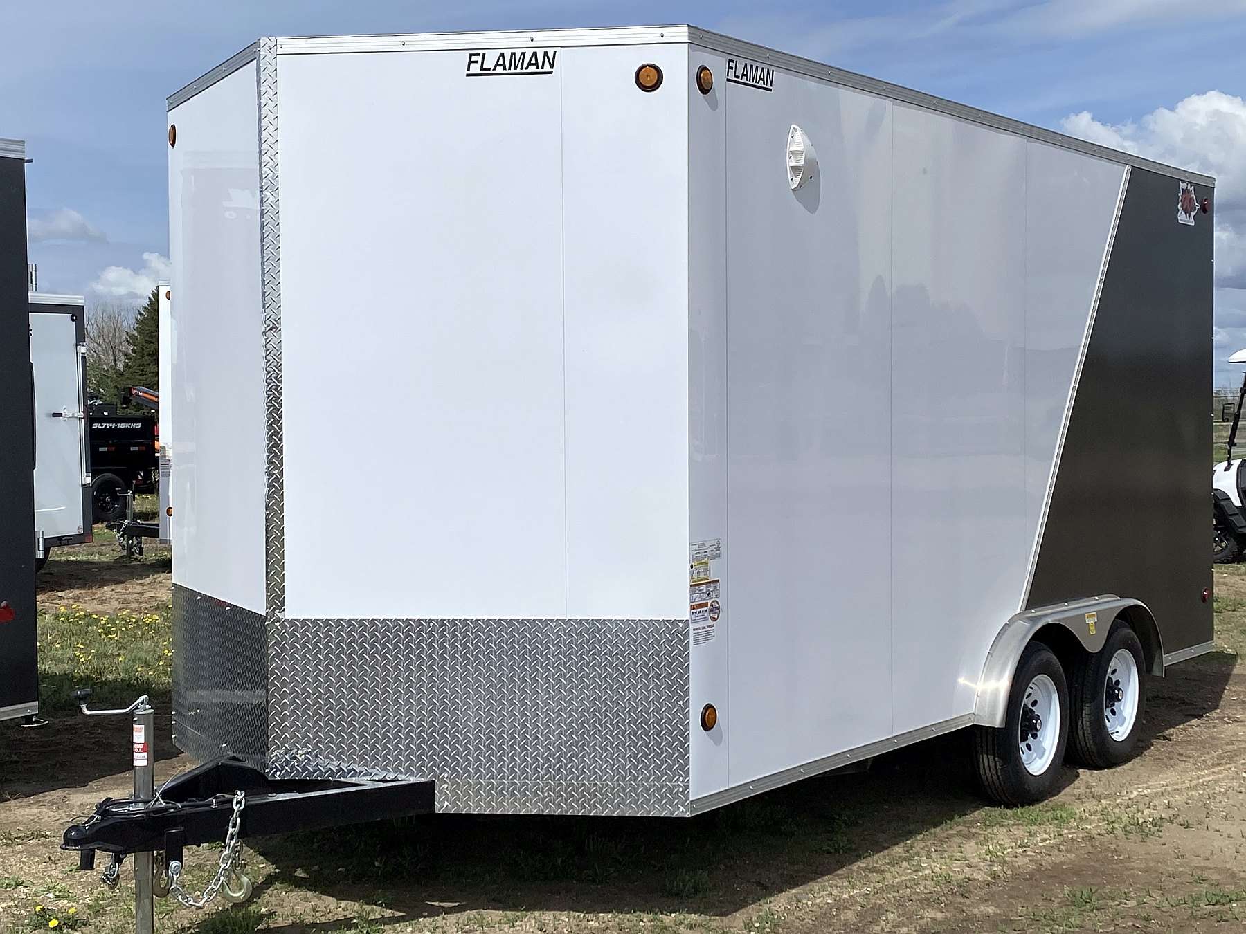 2026 CJay 7.5' x 16' Enclosed V-nose Cargo Trailer